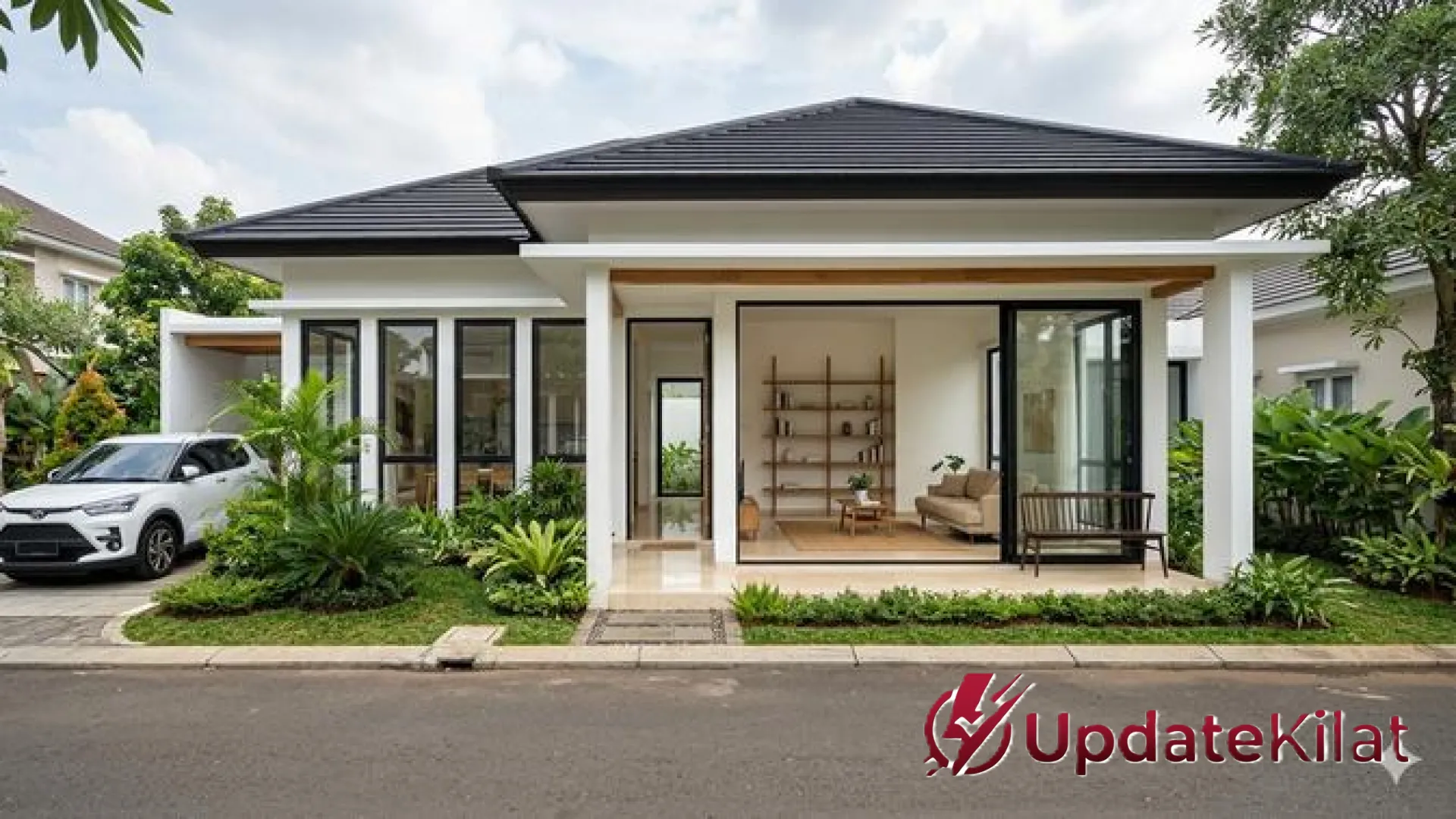 Solusi Hunian Estetik: 6 Inspirasi Desain Rumah 1 Lantai dengan Pencahayaan Alami Maksimal