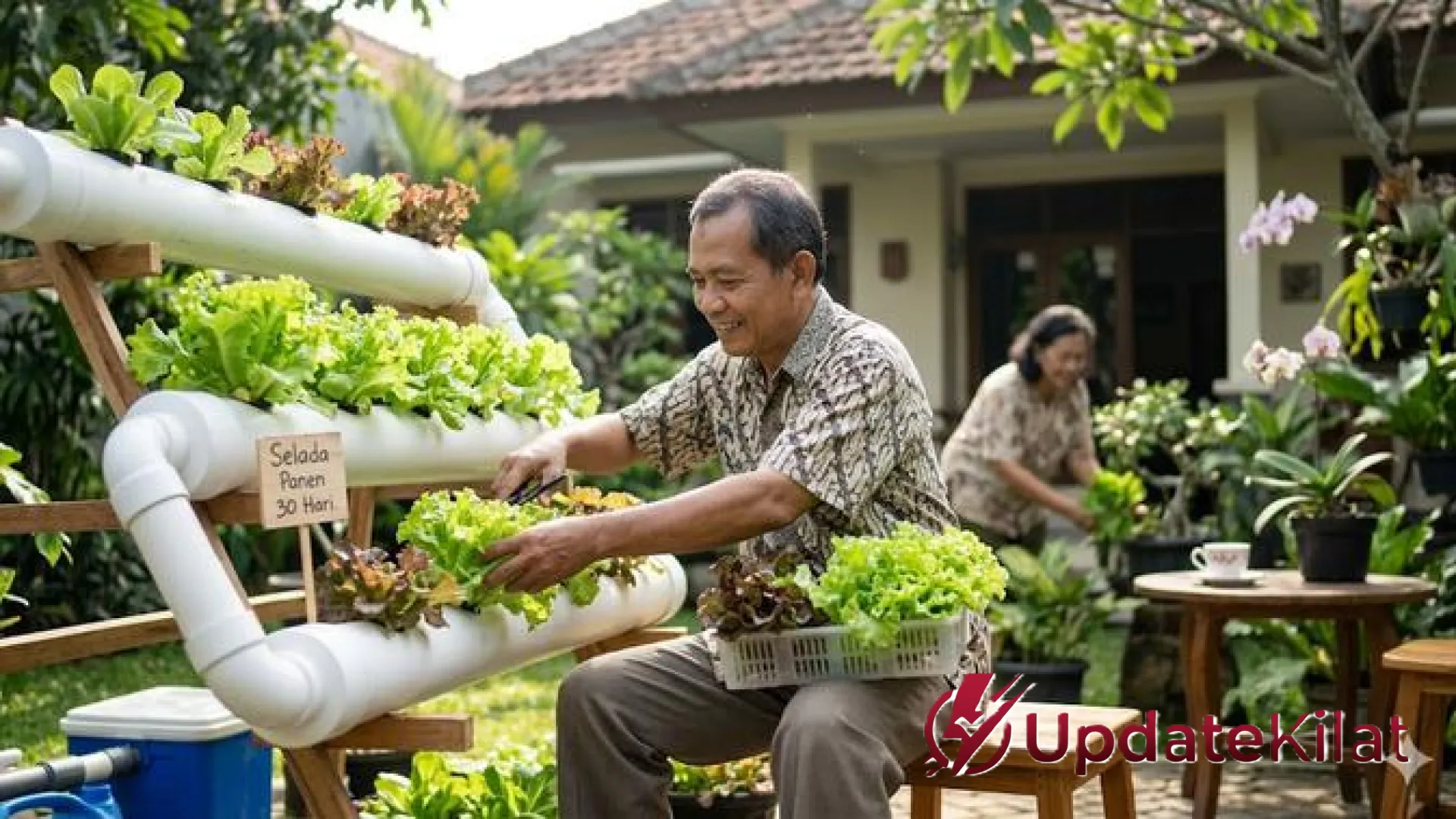 Kebun Hijau di Teras Rumah: Panduan Praktis Hidroponik Selada 30 Hari bagi Pensiunan