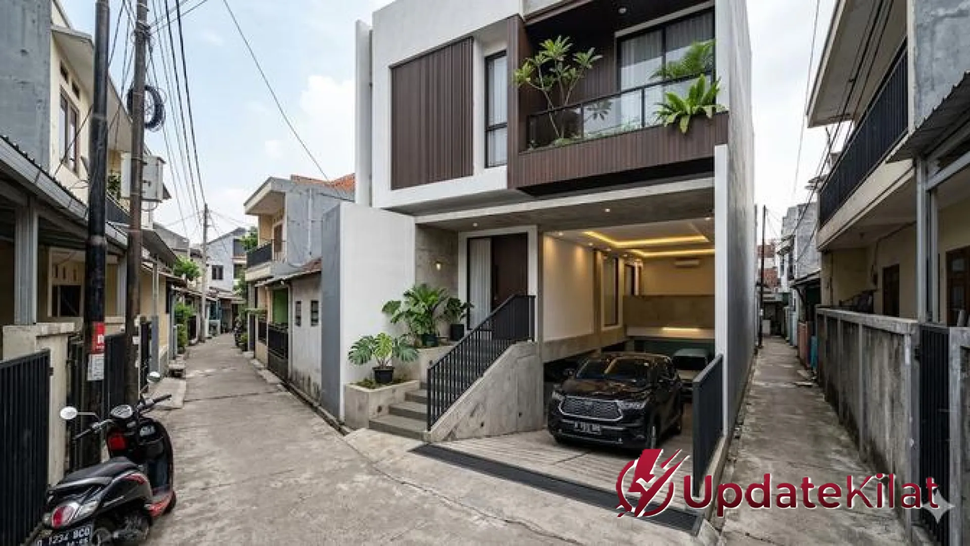5 Inspirasi Desain Rumah di Gang Sempit dengan Garasi Luas: Solusi Cerdas Hunian Urban Modern