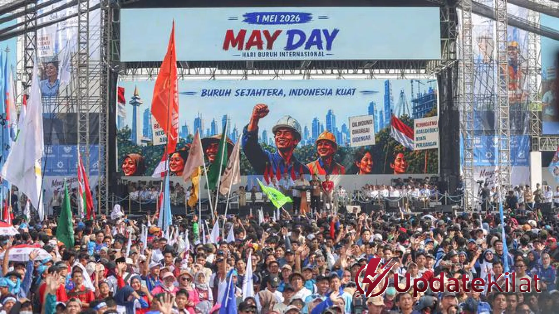 May Day 2026 di Monas: Mengawal Realisasi Janji Presiden Prabowo bagi Masa Depan Buruh Indonesia