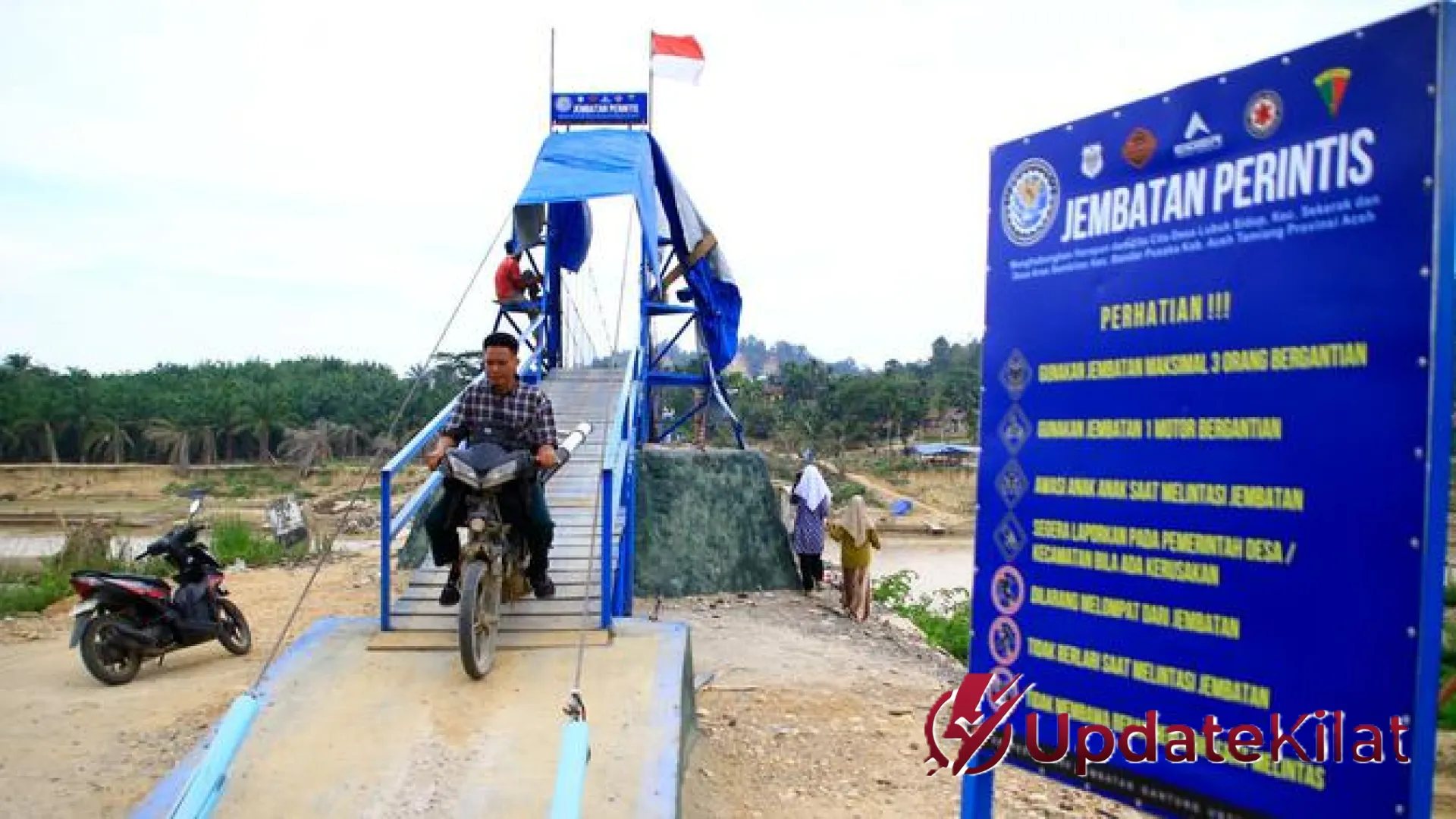 Jembatan Gantung Lubuk Sidup: Menghubungkan Asa dan Memulihkan Nadi Ekonomi Aceh Tamiang yang Sempat Lumpuh