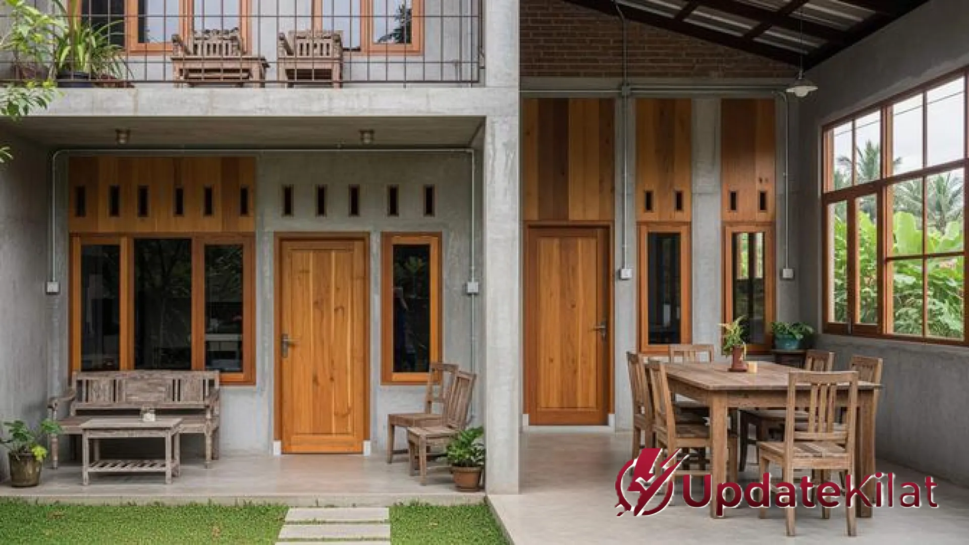 Estetika Kasar yang Menawan: 9 Inspirasi Desain Rumah Desa Bergaya Industrial untuk Hunian Masa Kini
