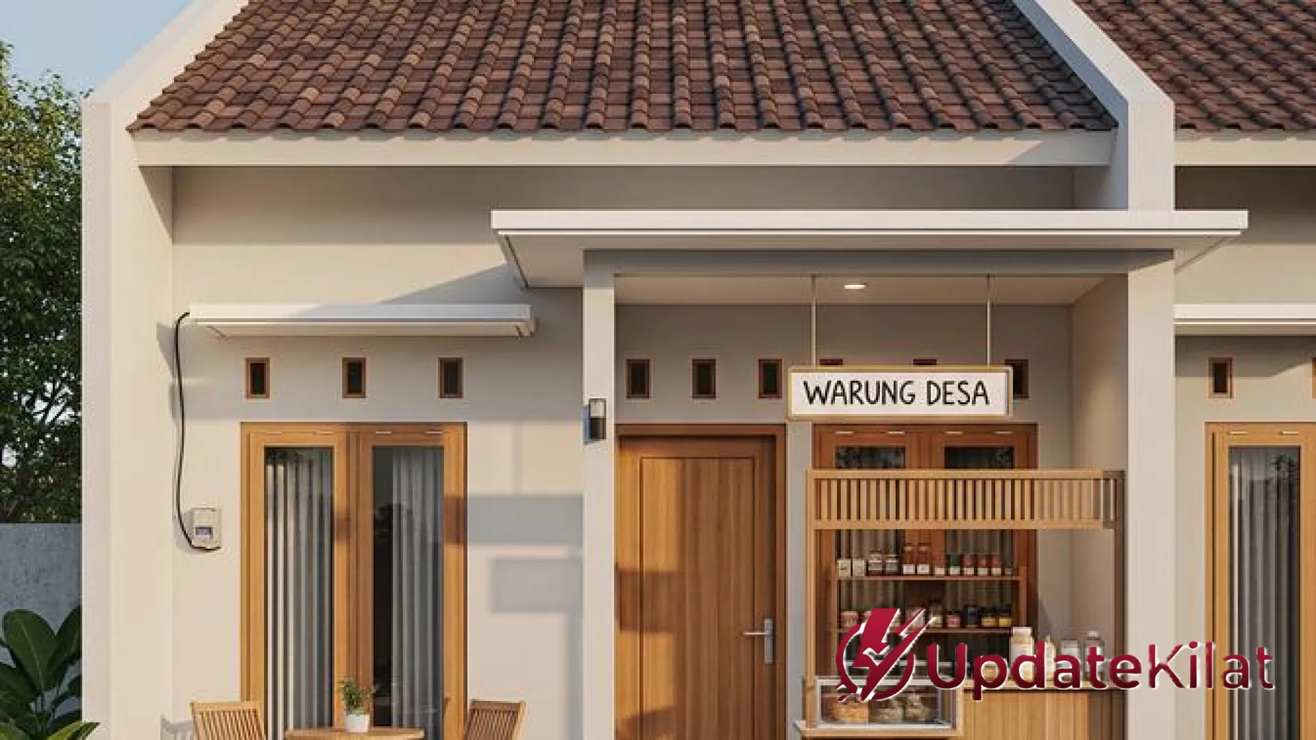 7 Ide Desain Rumah di Desa Budget Rp50 Juta: Hunian Nyaman Plus Warung Estetik untuk Peluang Bisnis