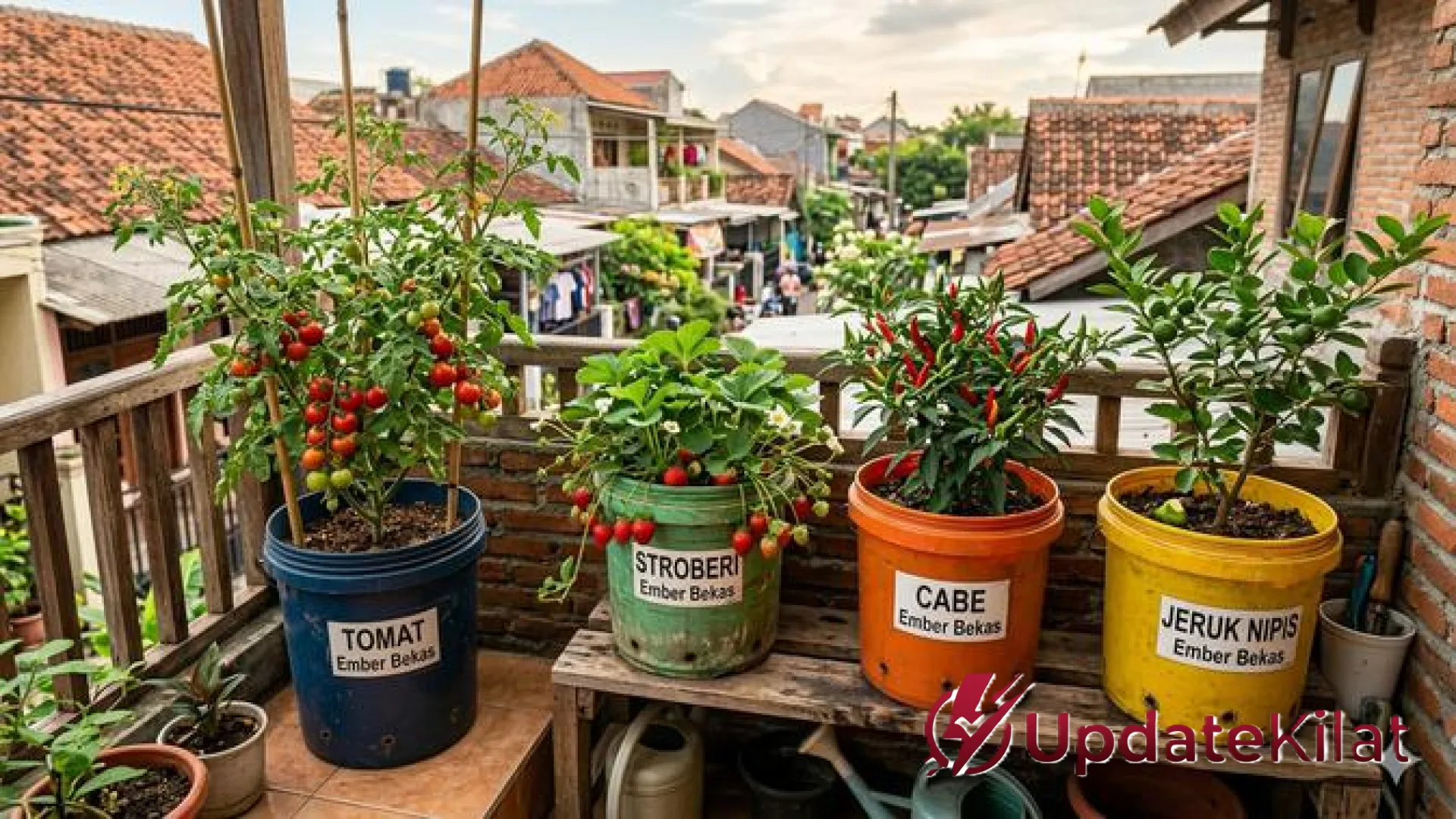 Kebun Mini Produktif: 9 Jenis Tanaman Buah yang Tumbuh Subur Hanya di Dalam Ember