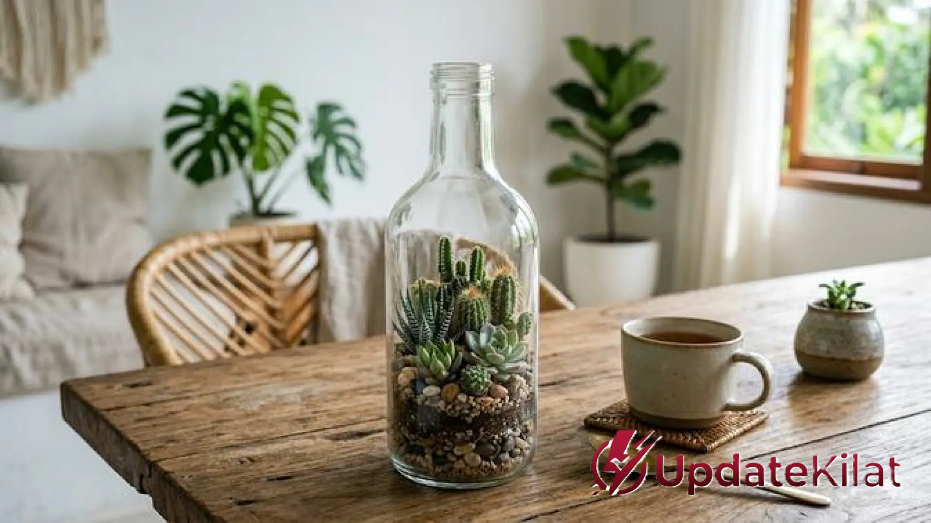 Transformasi Ruang Tamu dengan Bottle Garden: Seni Menciptakan Ekosistem Mini yang Estetik dan Mandiri