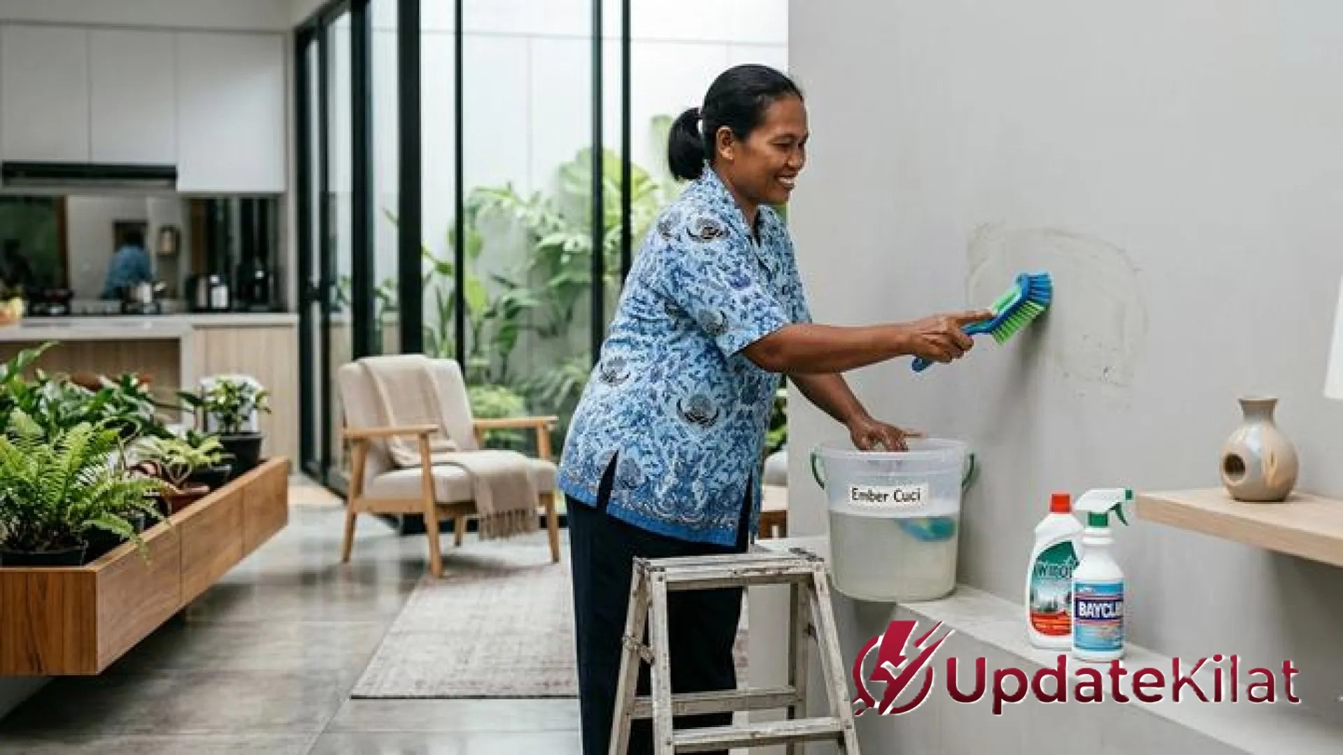 Cara Ampuh Membersihkan Dinding Tanpa Merusak Cat: Panduan Eksklusif UpdateKilat agar Rumah Kembali Segar