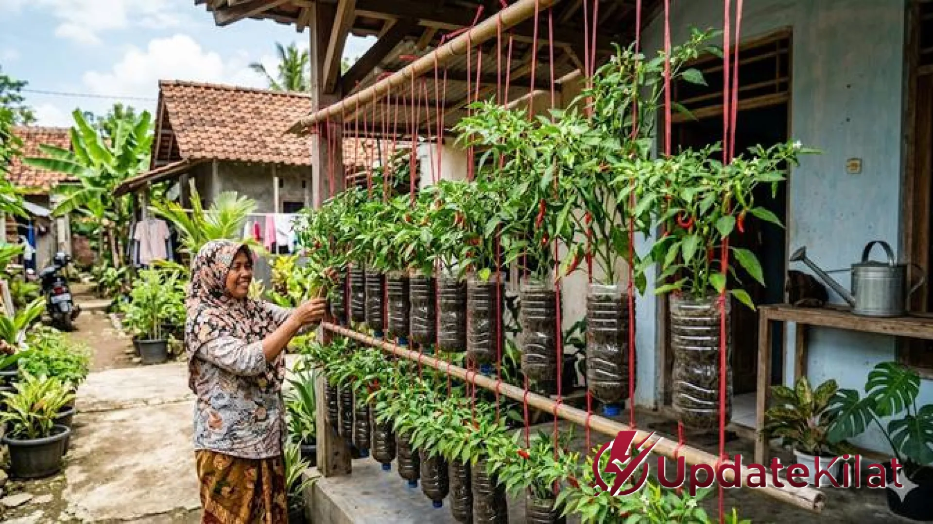 Inovasi Hunian Hijau 2026: Trik Kebun Cabai Gantung Botol Bekas dan Rahasia Roster Rumah Adem