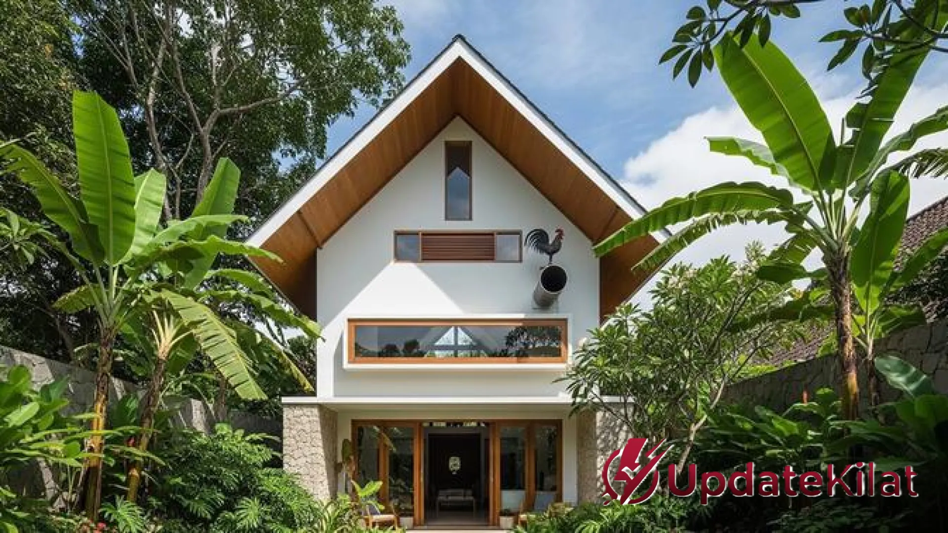 Inspirasi Desain Rumah Kampung 1 Lantai dengan Void Minimalis: Hunian Sejuk, Terang, dan Mewah