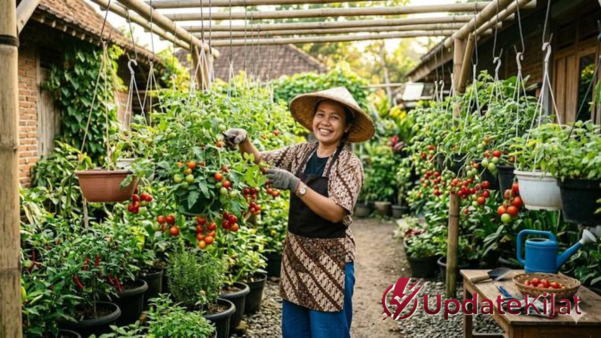 Rahasia Kebun Tomat Gantung Kokoh: Panduan Urban Farming Anti Badai untuk Hasil Melimpah