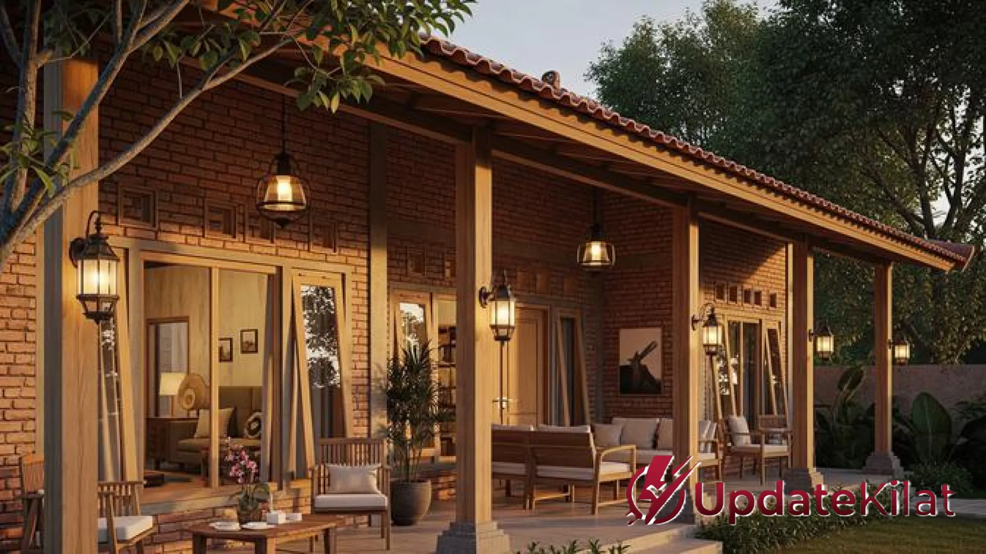 7 Inspirasi Rumah Kecil dengan Teras Keliling ala Arsitektur Jawa: Harmoni Tradisi dalam Hunian Modern yang Sejuk dan Estetik