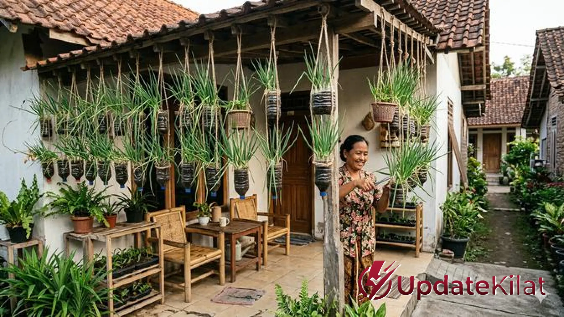 Revolusi Kebun Vertikal: Panduan Lengkap Budidaya Bawang Merah Gantung untuk Hasil Melimpah di Lahan Sempit