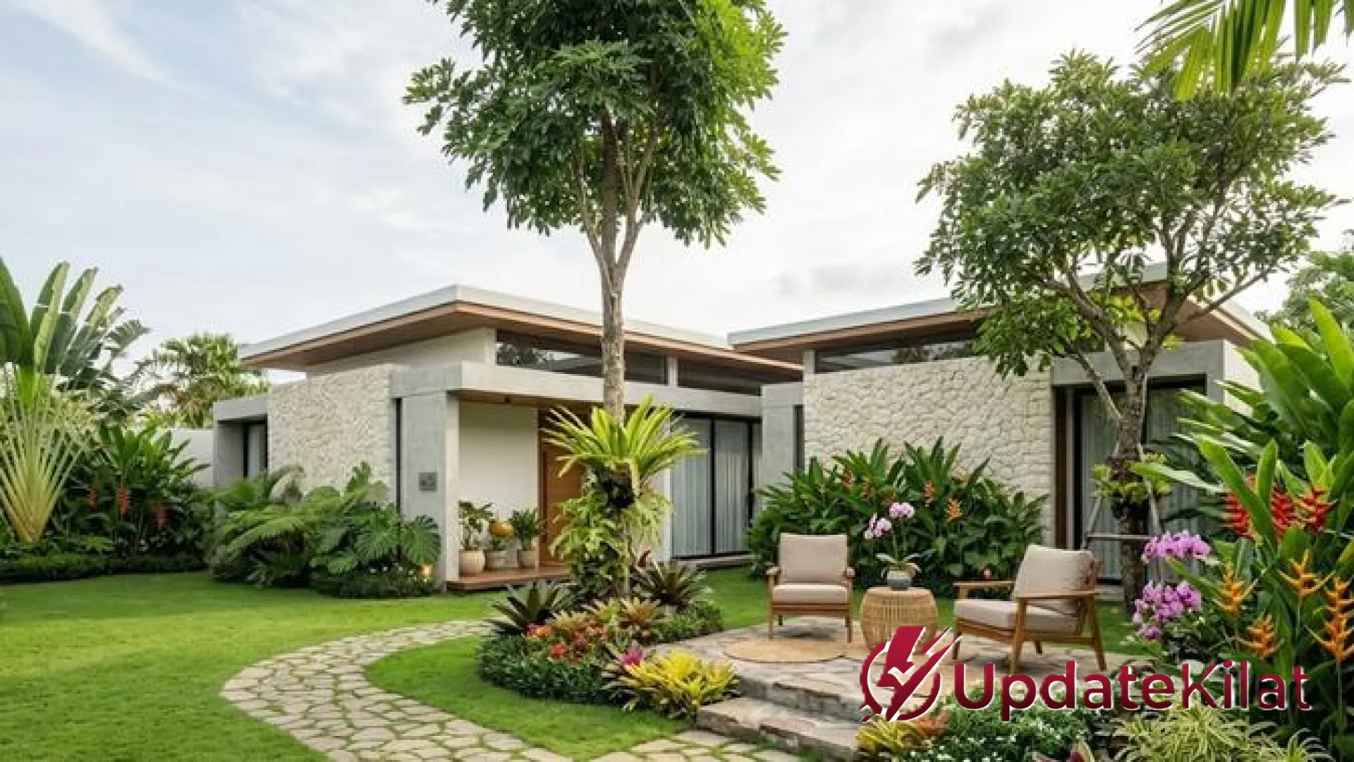 6 Inspirasi Desain Rumah Sederhana dengan Halaman Luas: Mewujudkan Hunian Asri Impian Keluarga Indonesia