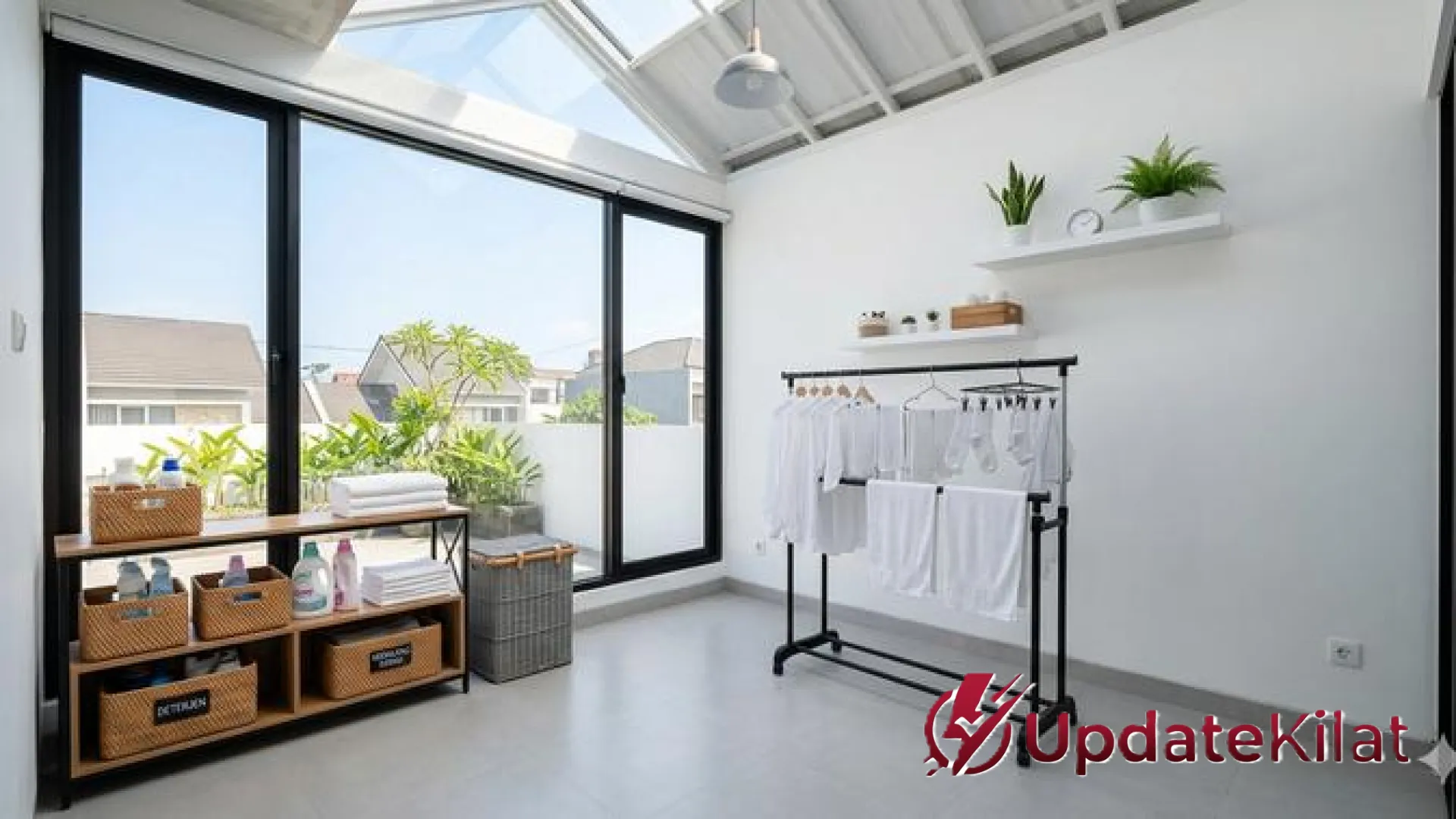 Solusi Cerdas Musim Hujan: 8 Model Tempat Jemuran Minimalis Anti Kehujanan untuk Hunian Modern