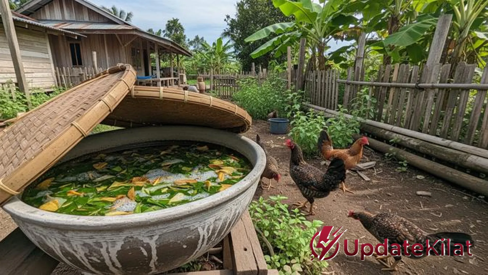 Rahasia Sukses Peternak Modern: Ubah Gulma Jadi Emas Lewat Fermentasi Bayam Liar untuk Pakan Ayam Kampung