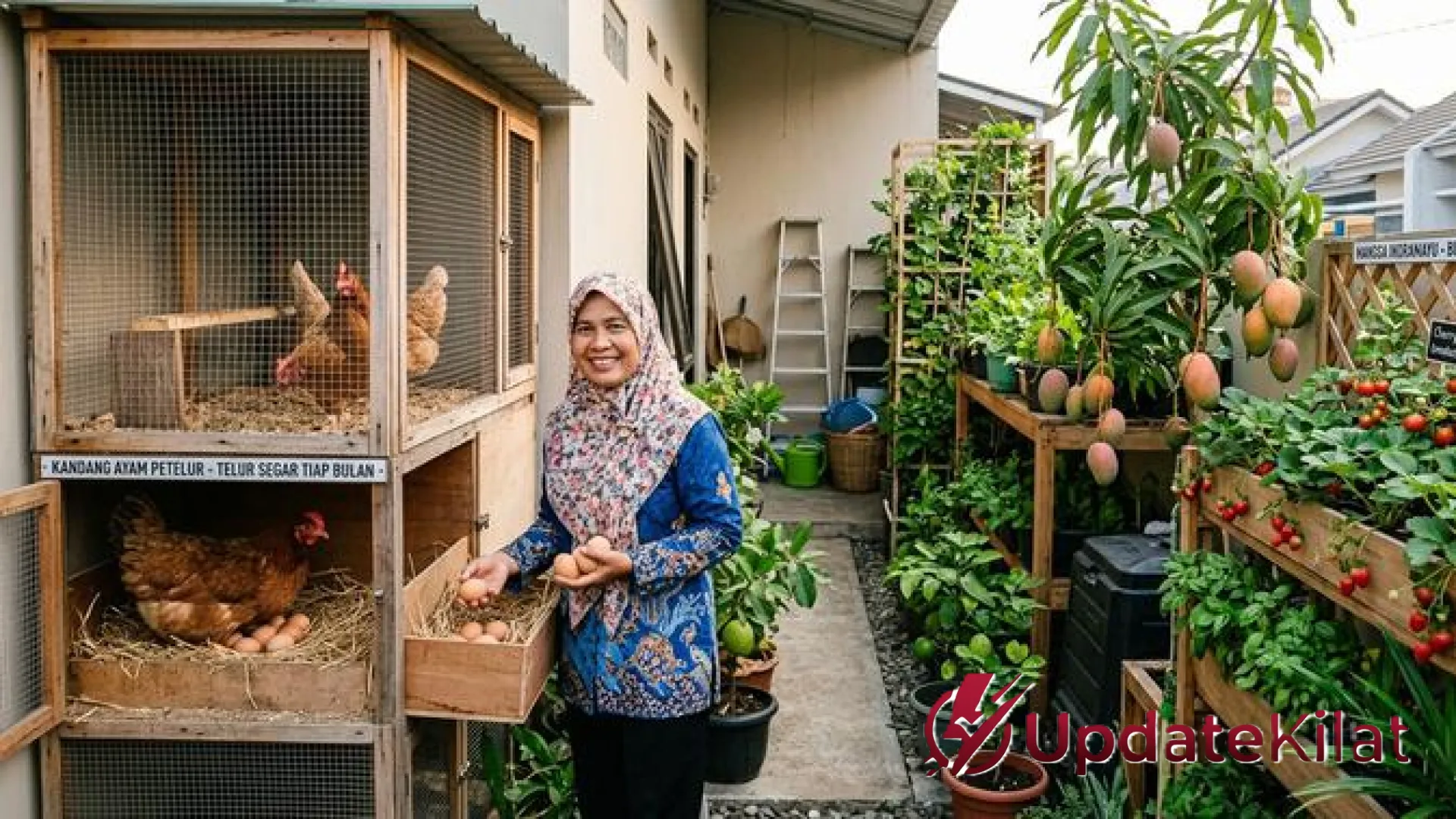 Ubah Lahan Sempit Jadi Lumbung Pangan: 5 Strategi Jitu Panen Telur dan Buah Segar Setiap Bulan