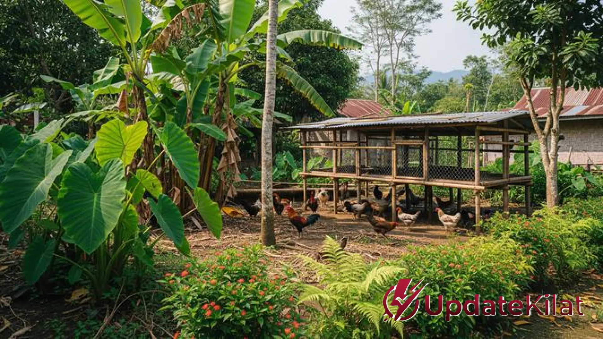 Strategi Hijau Peternak Modern: 10 Tanaman Ajaib di Sekitar Kandang Ayam Kampung untuk Hasil Maksimal