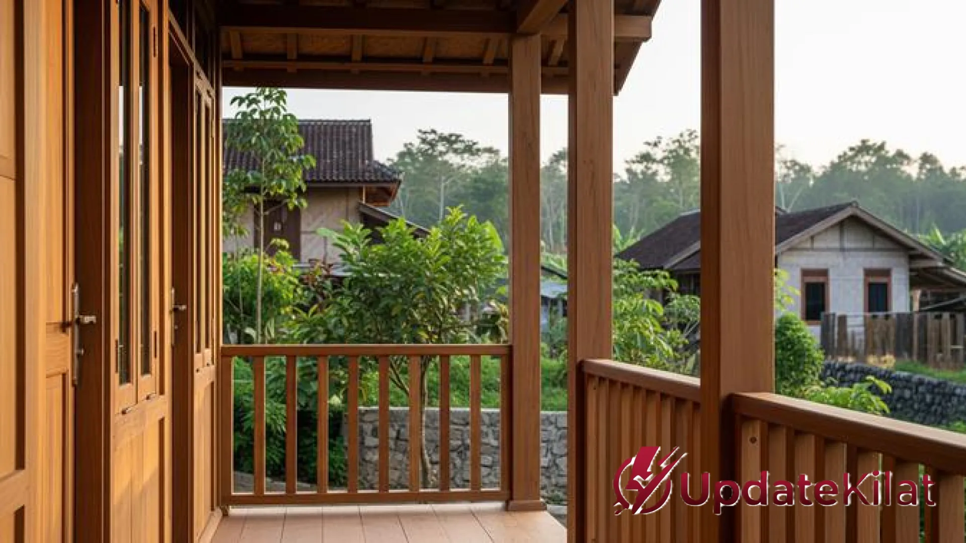 Menapaki Jejak Arsitektur Nusantara: 8 Inspirasi Rumah Desa dengan Pilar Kayu Besar yang Menyejukkan
