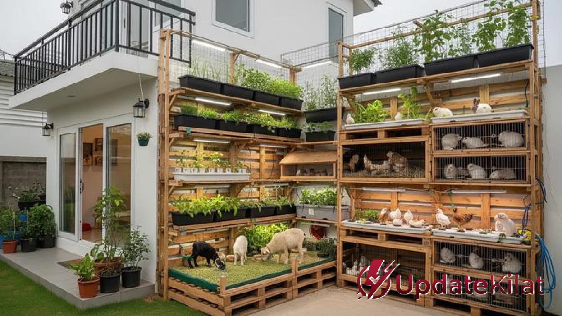 Solusi Cerdas Ternak Hewan Mini Sistem Vertikal: Ubah Rumah Type 36 Jadi Lahan Produktif dan Estetik