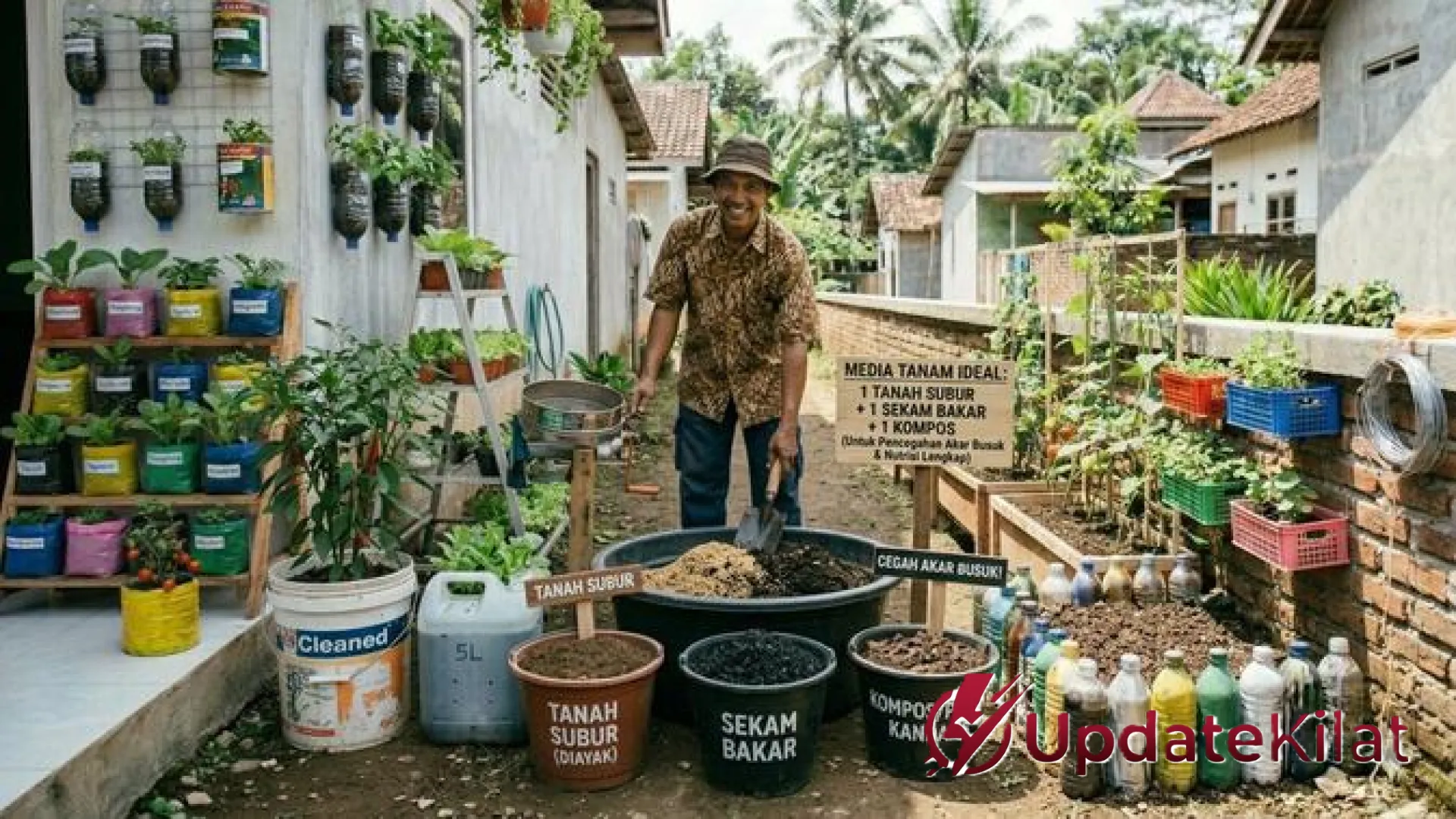 Sulap Area Sempit Jadi ‘Kulkas Hidup’: Panduan Strategis Membangun Lorong Sayur Hijau di Rumah Subsidi
