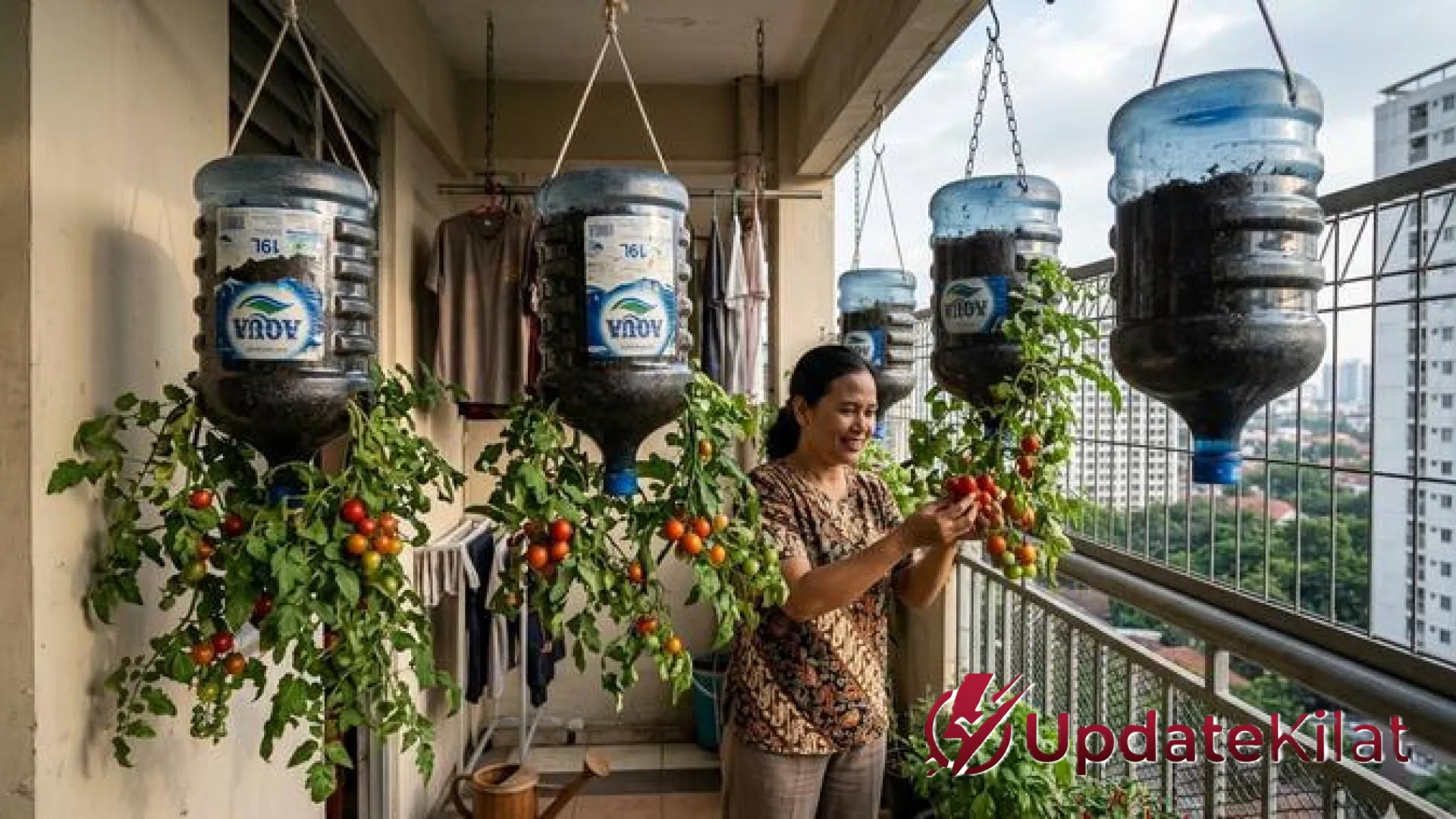 Solusi Cerdas Berkebun di Apartemen: 7 Inspirasi Kebun Tomat Ceri Gantung yang Estetik dan Produktif