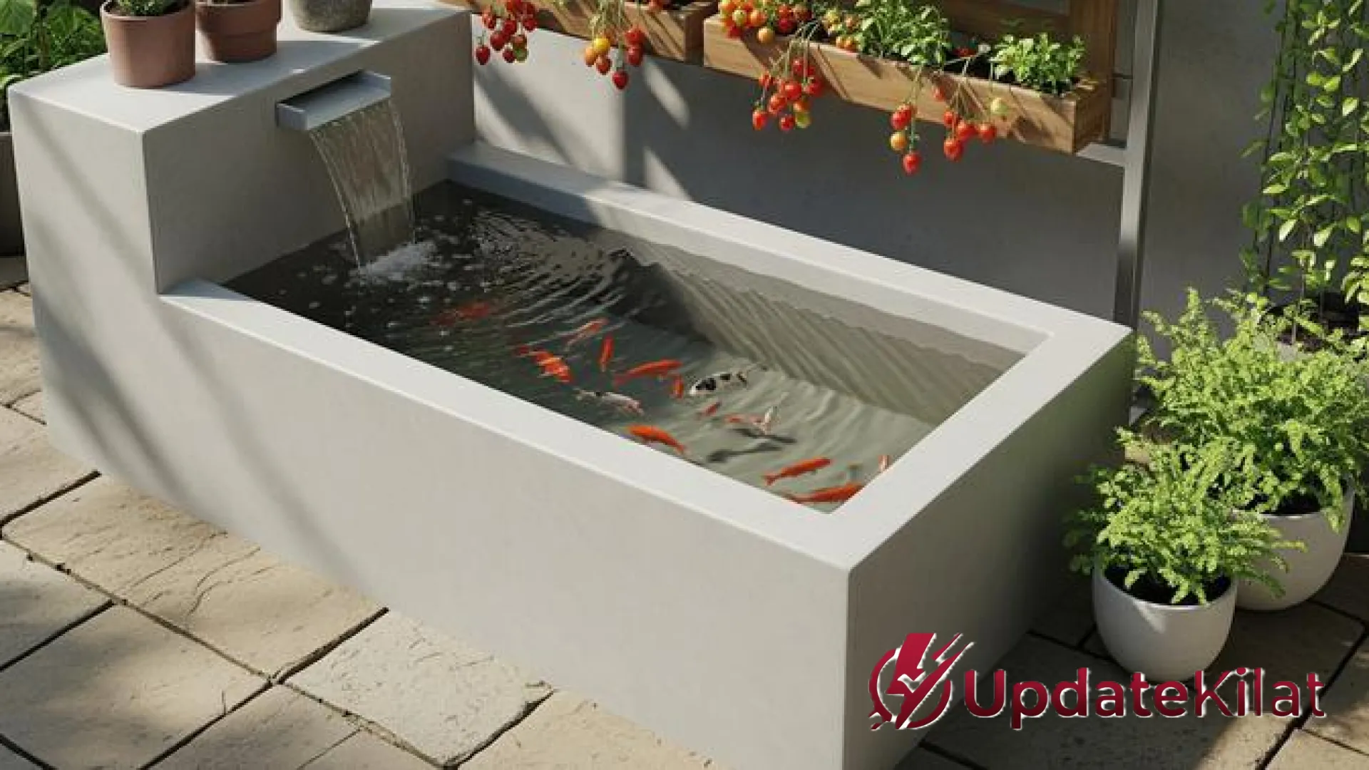 7 Inspirasi Kolam Ikan Semen Mini & Kebun Sayur Vertikal: Solusi Cerdas Estetika Lahan Sempit