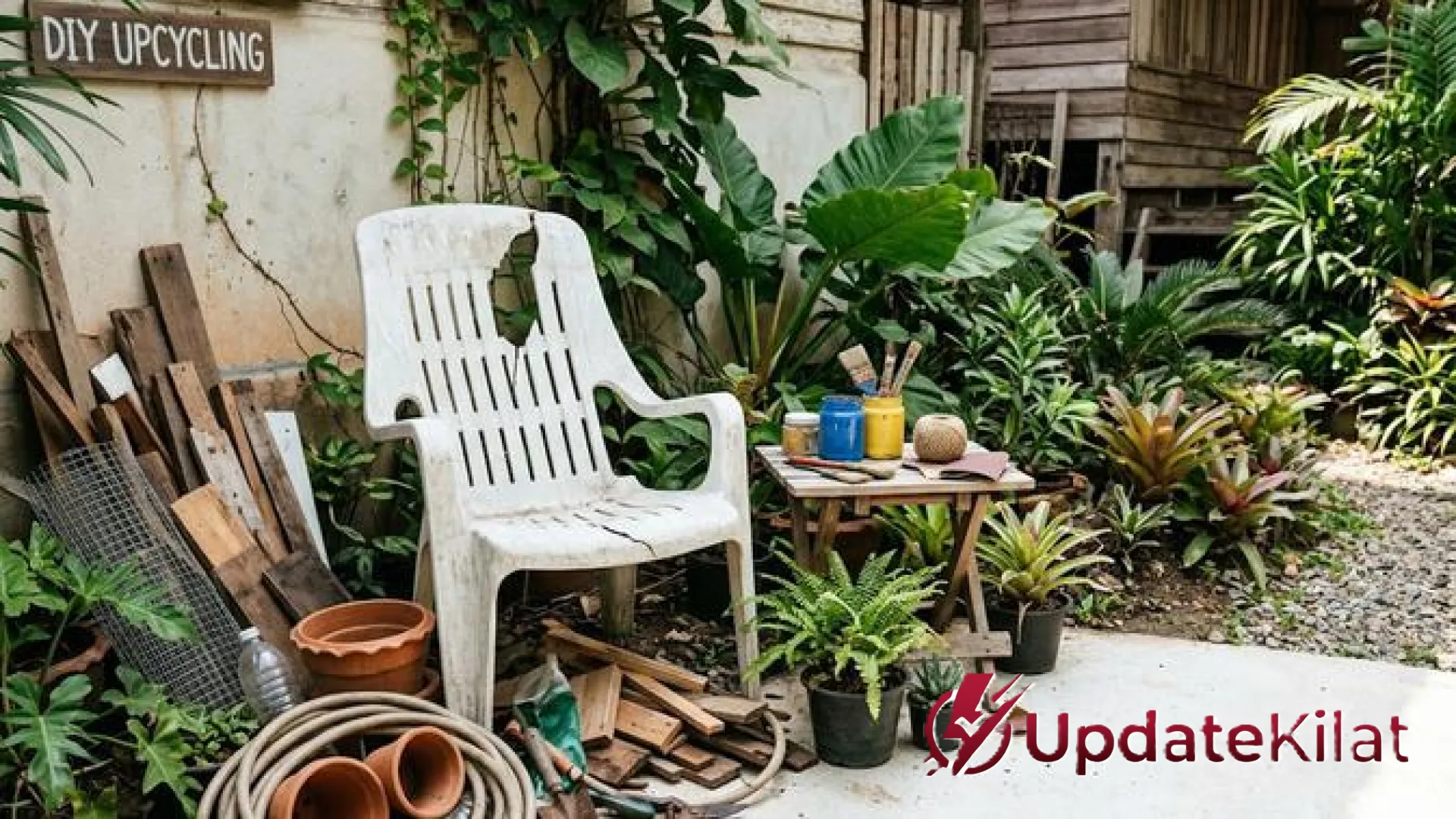Sulap Kursi Plastik Bekas Jadi Rak Tanaman Estetik: 5 Ide Kreatif Low Budget untuk Kebun Impian