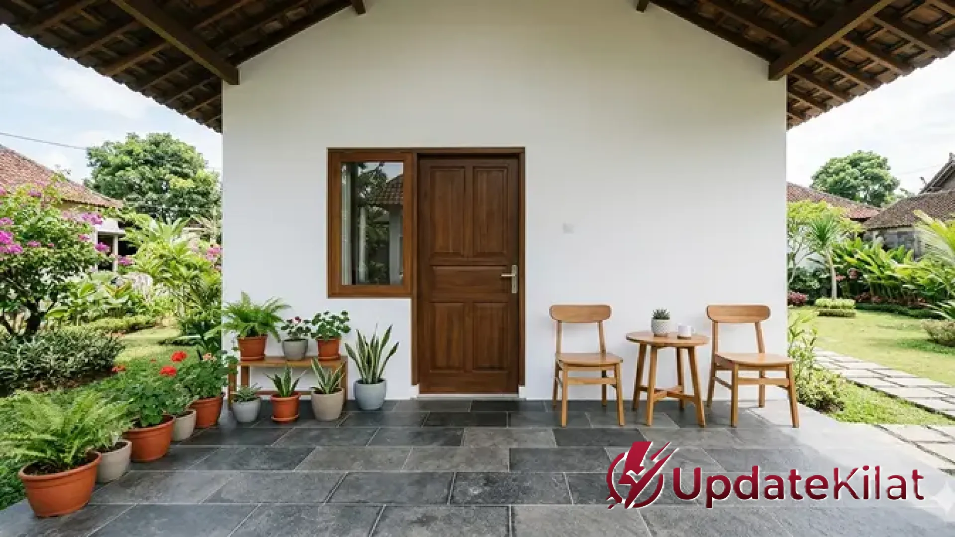 Solusi Teras Aman Saat Hujan: 9 Pilihan Batu Alam Anti Licin yang Estetik dan Tangguh