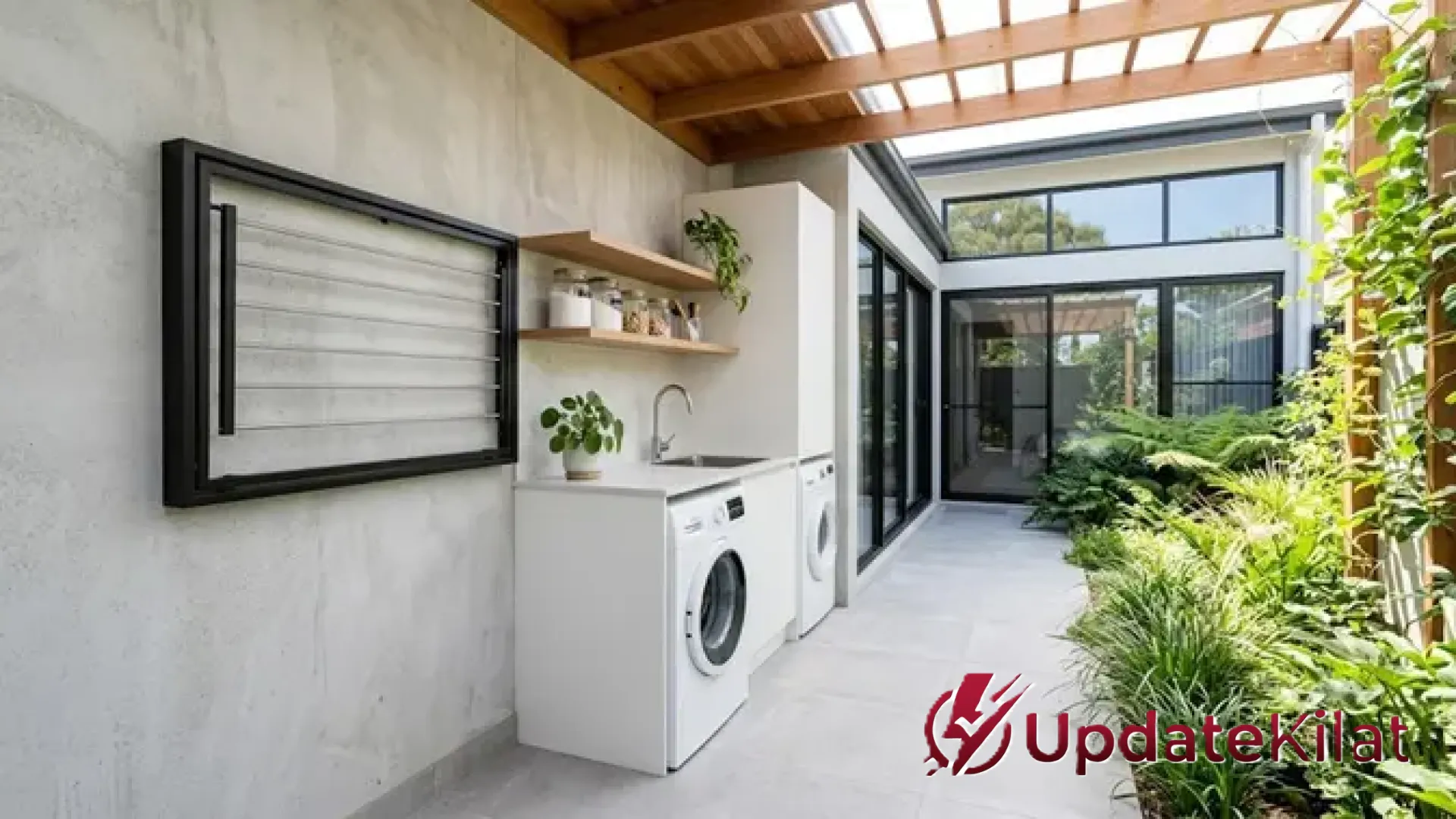 7 Inspirasi Area Laundry Outdoor Minimalis: Rahasia Menyulap Lahan Sempit Menjadi Ruang Cuci Estetik yang Fungsional