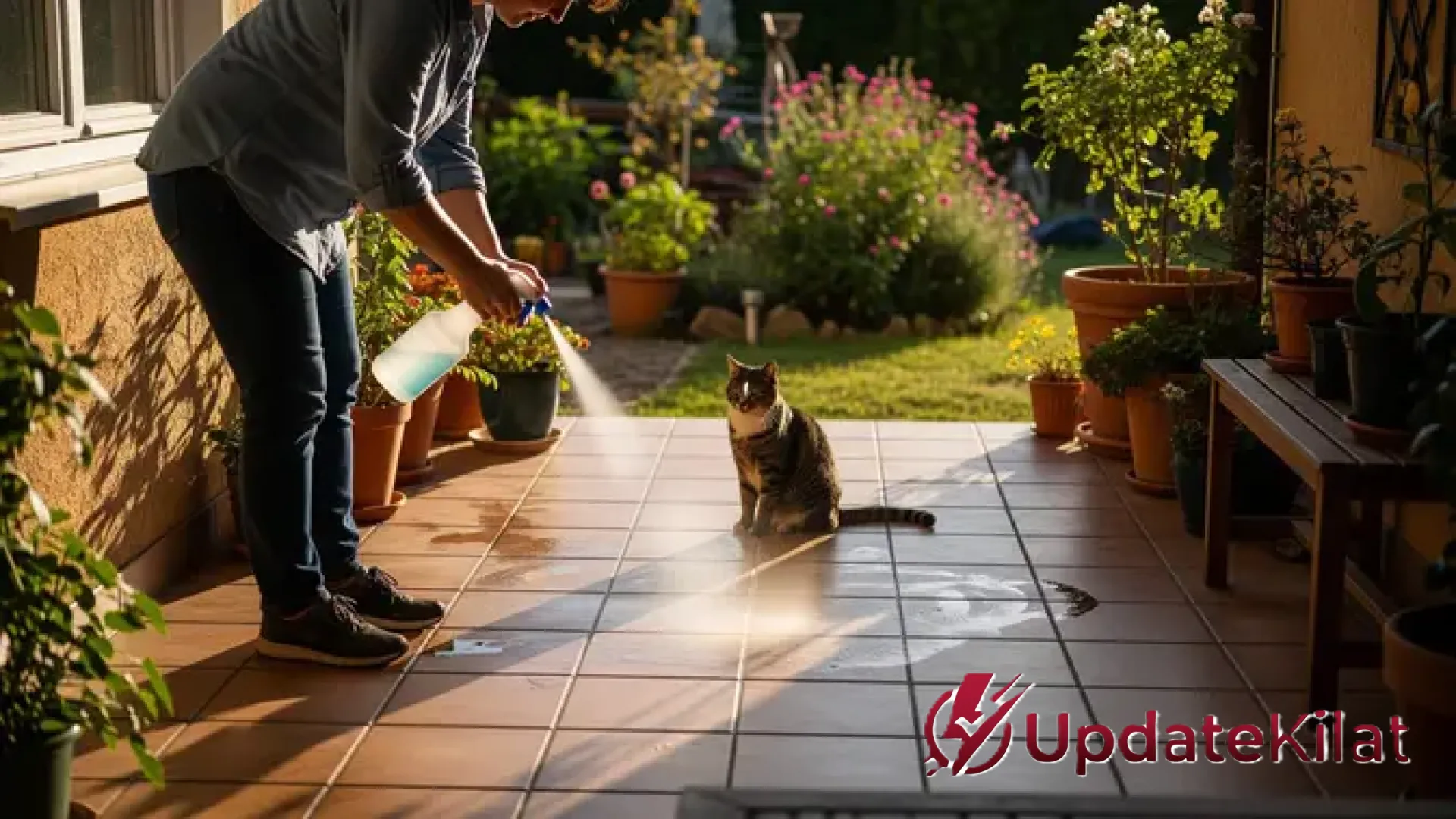Teras Wangi Tanpa Tamu Tak Diundang: Panduan Lengkap Menghilangkan Bau yang Menarik Perhatian Kucing