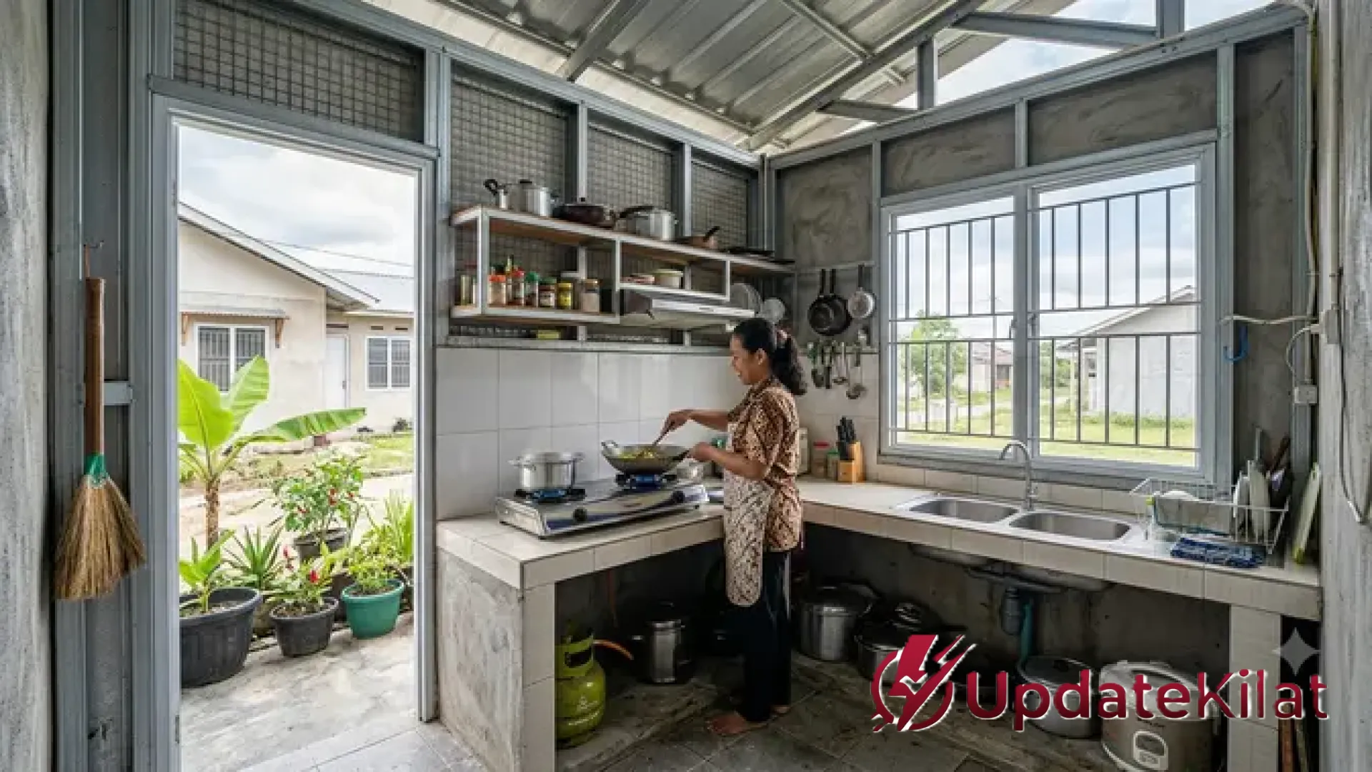7 Inspirasi Desain Dapur Dinding Baja Ringan: Solusi Estetik yang Tangguh Menghadapi Cuaca Ekstrem