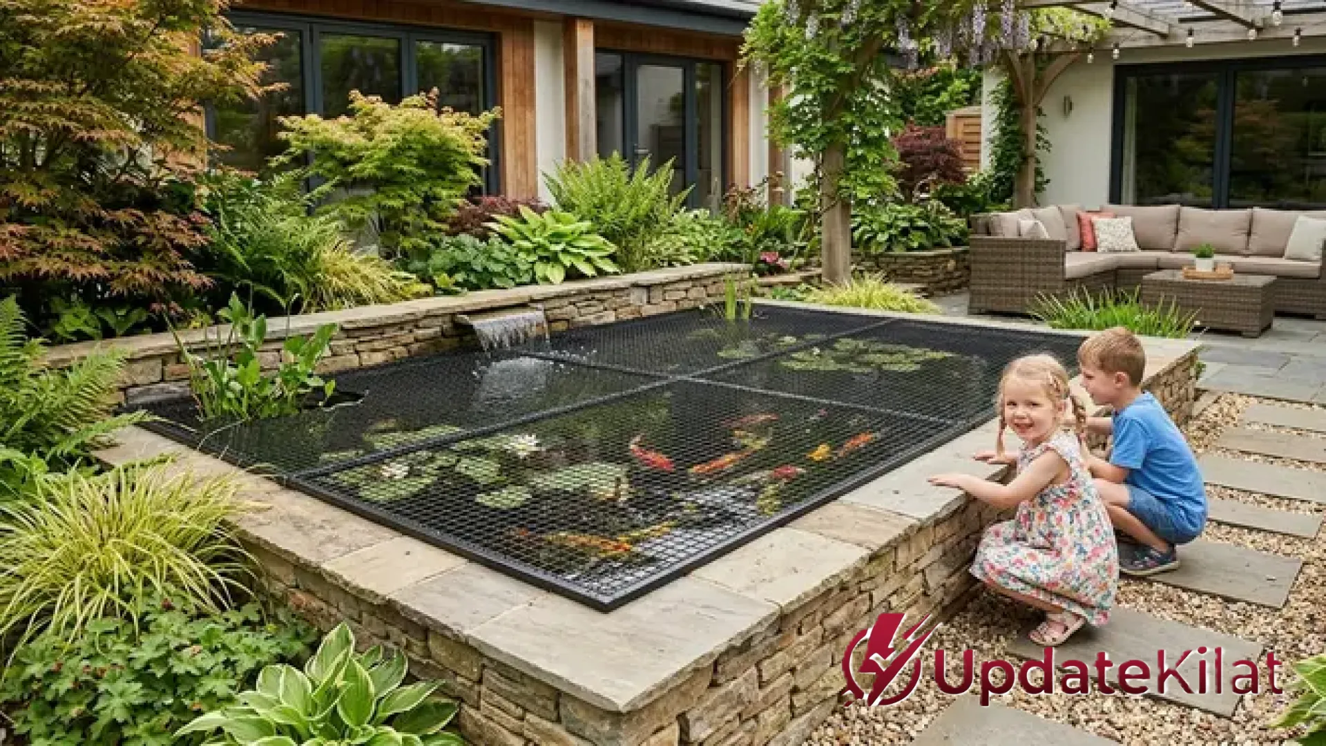 Desain Kolam Ikan Ramah Anak: Harmoni Estetika dan Keamanan Maksimal di Hunian Anda