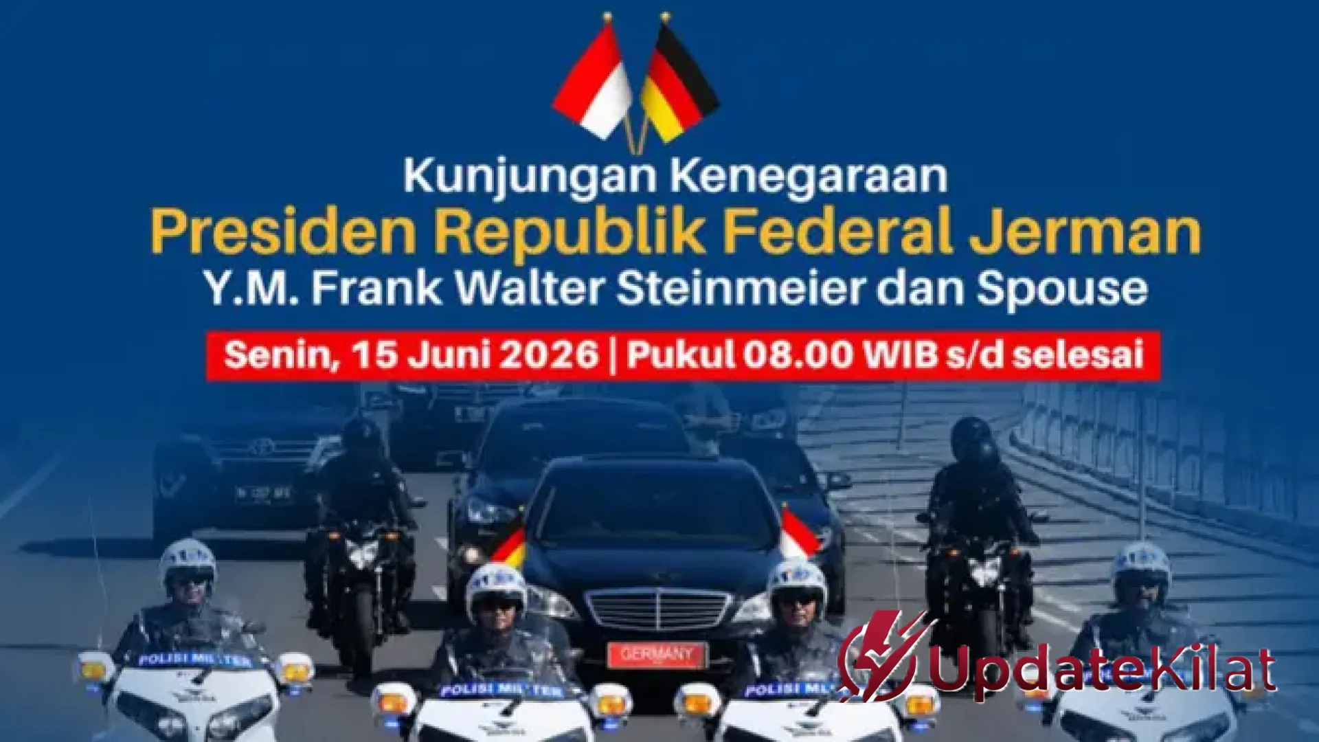 Kunjungan Kenegaraan Presiden Jerman ke Jakarta: Inilah Daftar 10 Ruas Jalan yang Terkena Rekayasa Lalu Lintas Besok