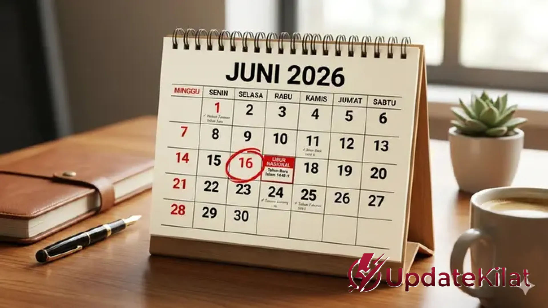 16 Juni 2026 Tanggal Merah: Peringatan Hari Apa? Cek Jadwal Libur dan Cuti Bersama Selengkapnya