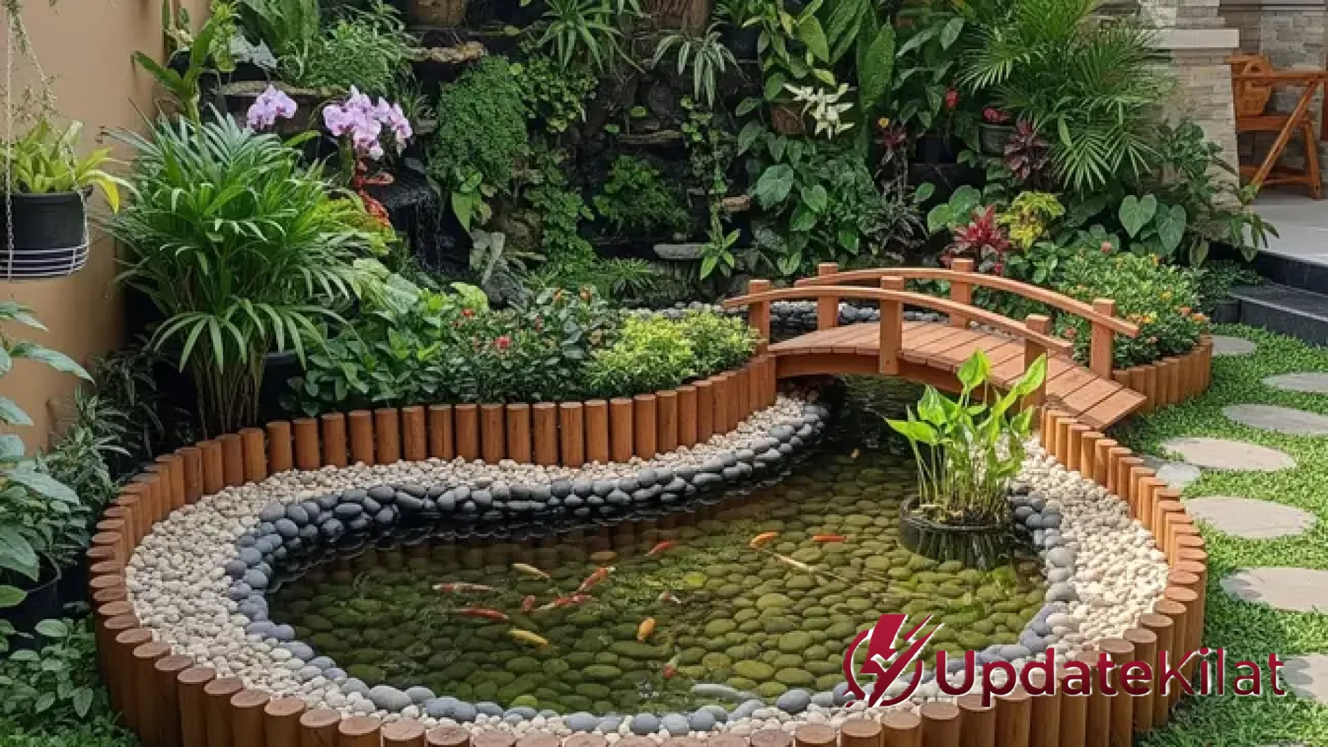 9 Inspirasi Kolam Ikan dan Taman Mungil Ramah Anak: Estetik, Edukatif, dan Tetap Aman bagi Si Kecil