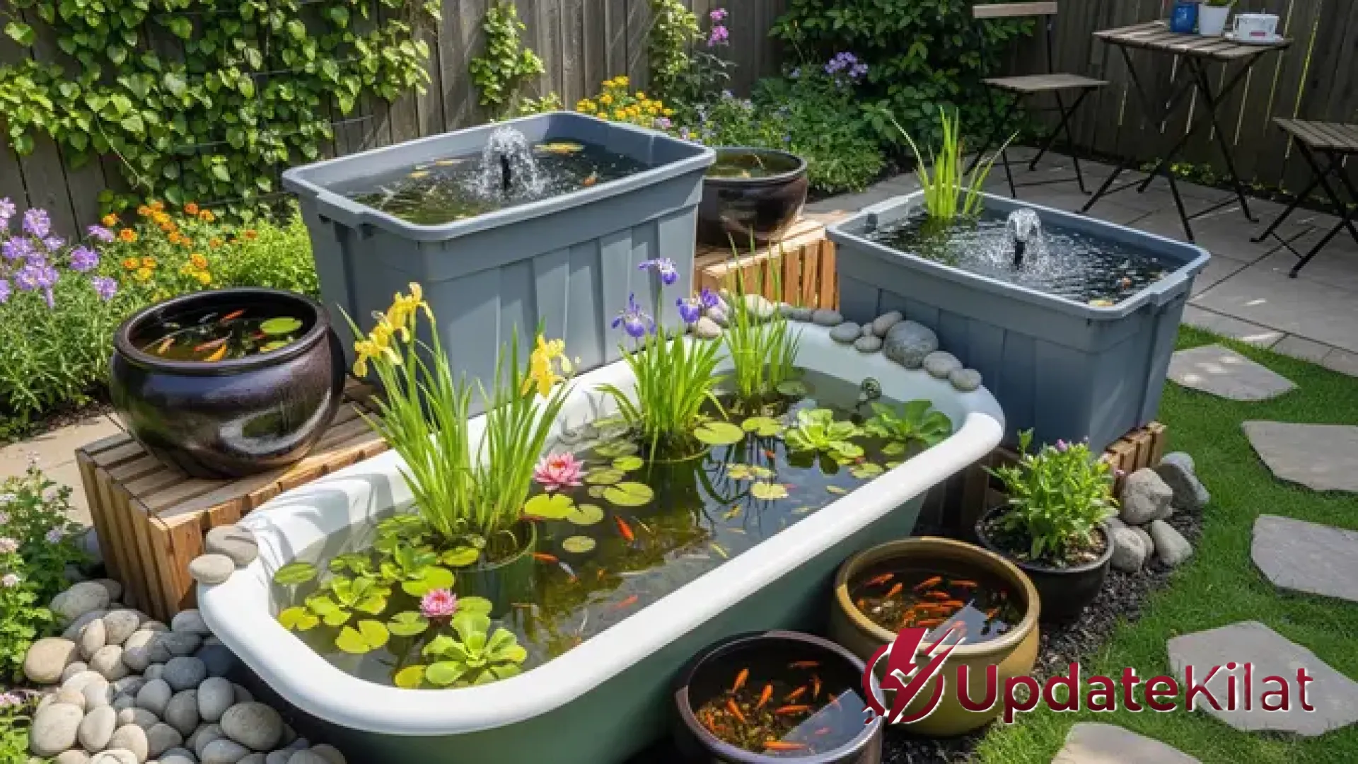 Sulap Sampah Jadi Cuan: 9 Barang Bekas di Rumah yang Bisa Disulap Menjadi Kolam Ikan Produktif dan Estetik