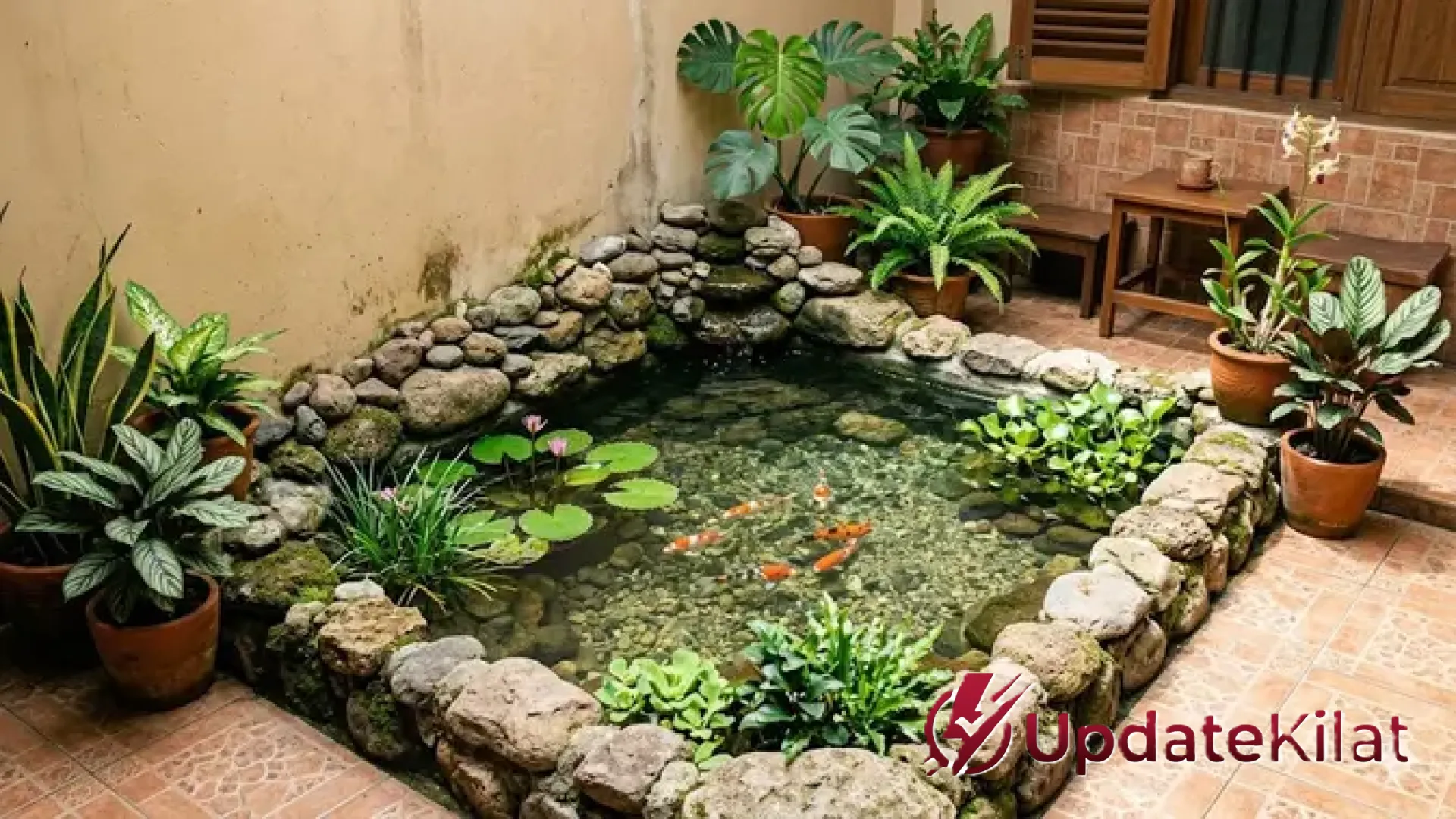 Strategi Menjaga Kejernihan Kolam Ikan Tanpa Pompa Listrik: 7 Inspirasi Desain Alami yang Estetis