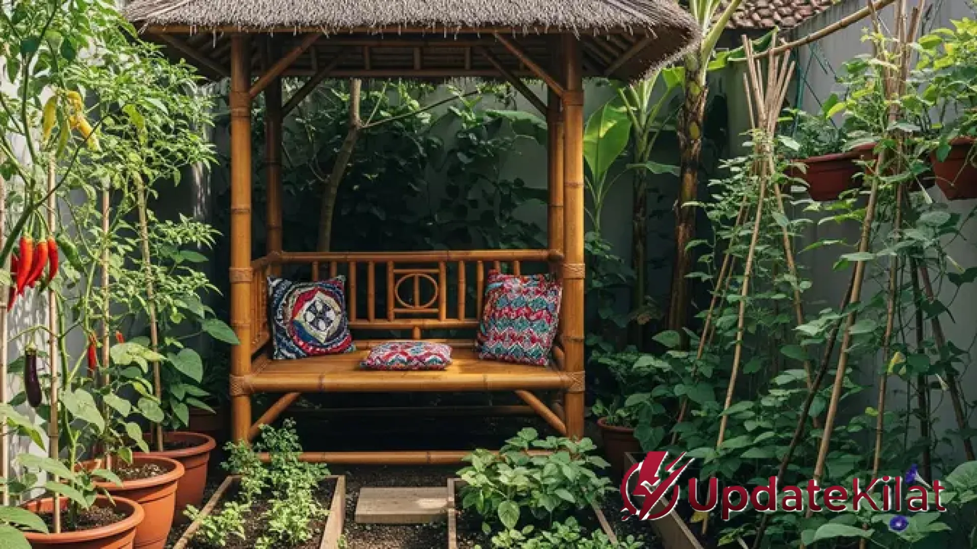 Rahasia Estetika Kebun Sayur Sempit: Panduan Membangun Gazebo Nyaman Tanpa Mengorbankan Lahan Produktif