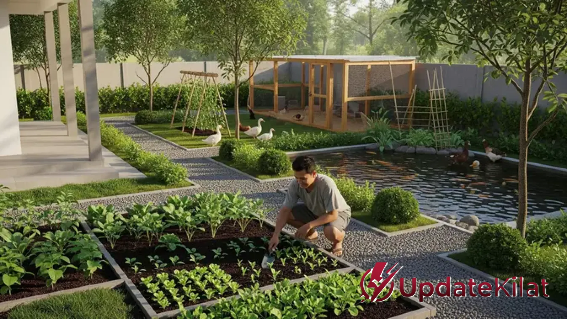 7 Strategi Jitu Menata Kebun dan Ternak di Belakang Rumah: Solusi Produktif dan Estetik di Lahan Terbatas