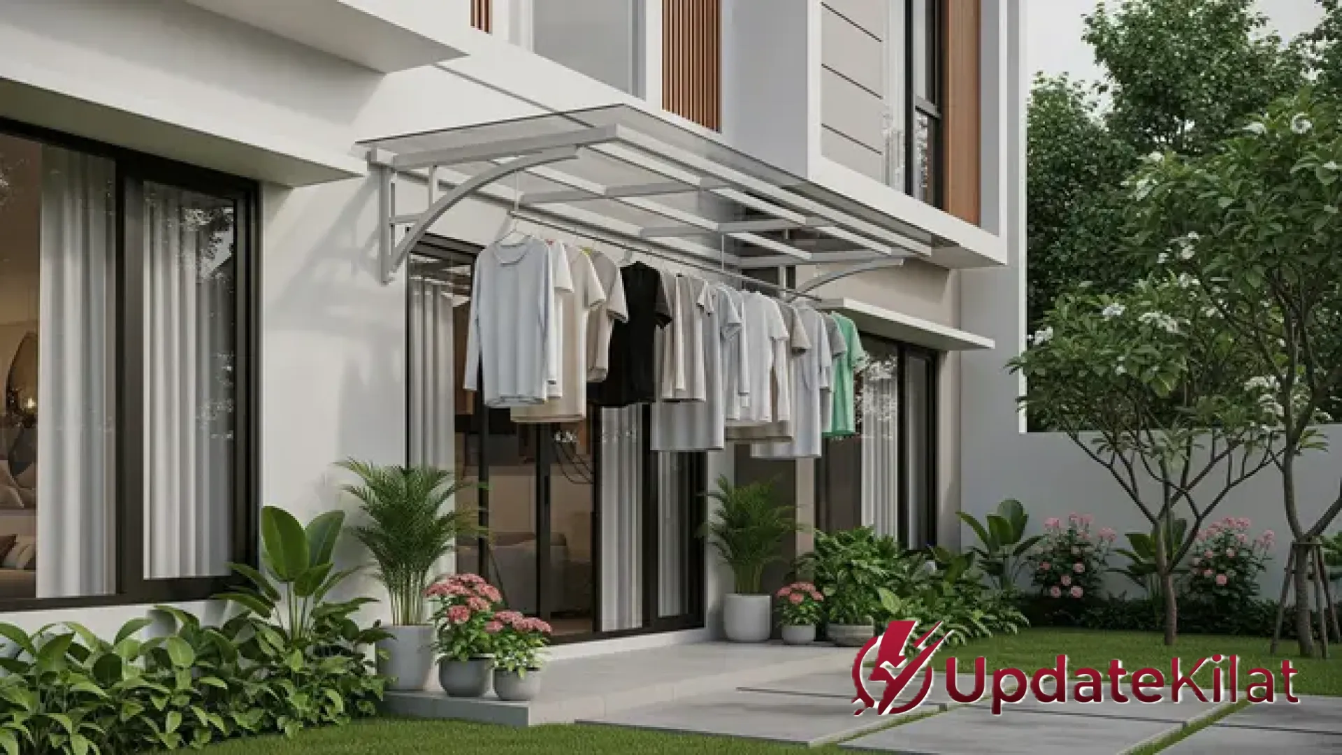 Inovasi Desain Kanopi Area Jemur: Solusi Cerdas Agar Rumah Tetap Sejuk Tanpa Mengorbankan Fungsi