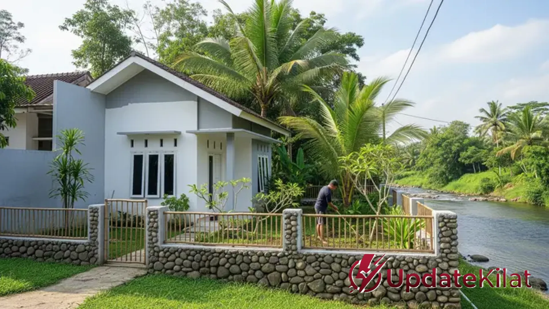 Simfoni Alam di Beranda: 10 Inspirasi Hunian dengan Kebun Menghadap Sungai yang Menenangkan