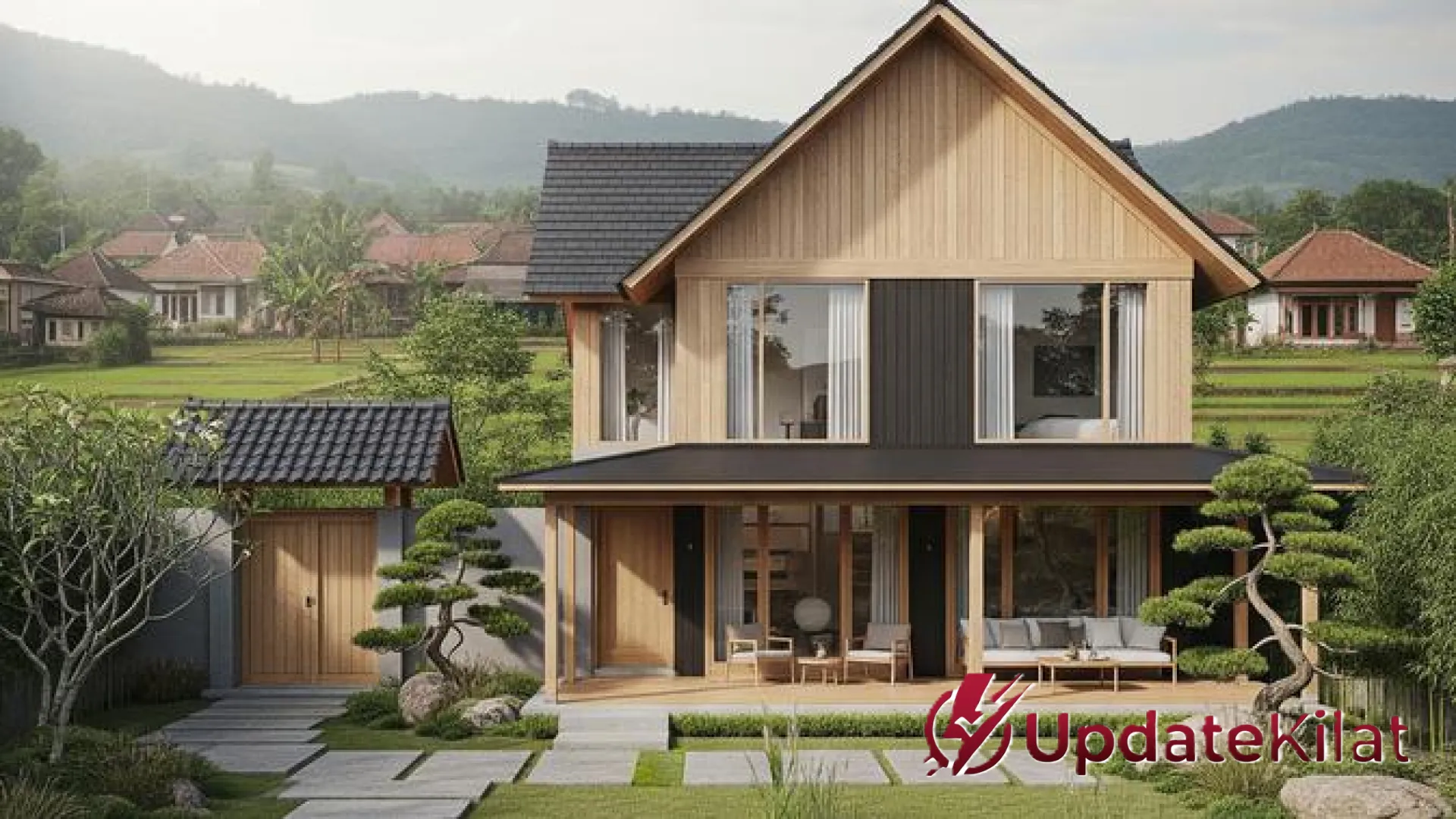 7 Inspirasi Rumah Japandi di Desa dengan Halaman Luas: Wujudkan Hunian Asri nan Menenangkan