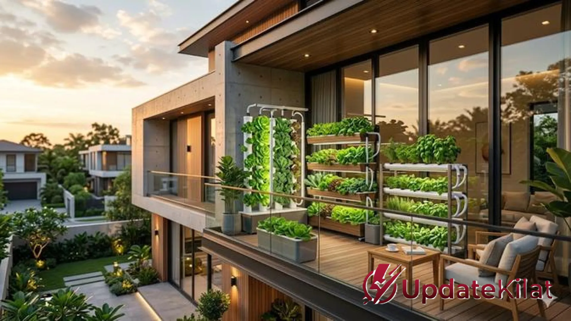 8 Inspirasi Kebun Hidroponik Elegan: Sulap Hunian Modern Menjadi Oase Hijau yang Estetik