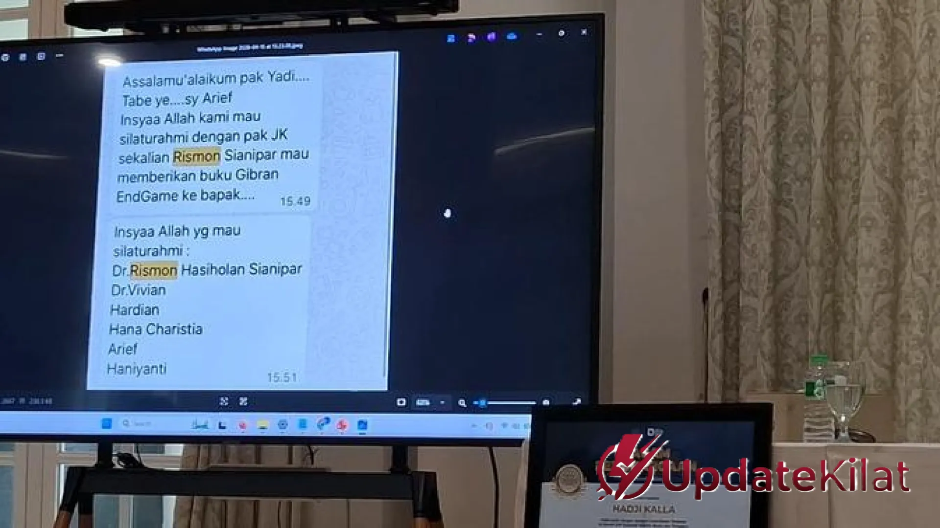 Buktikan Sikap Netral, Jusuf Kalla Blak-blakan Bongkar Chat Penolakan Bertemu Roy Suryo dan Rismon Sianipar