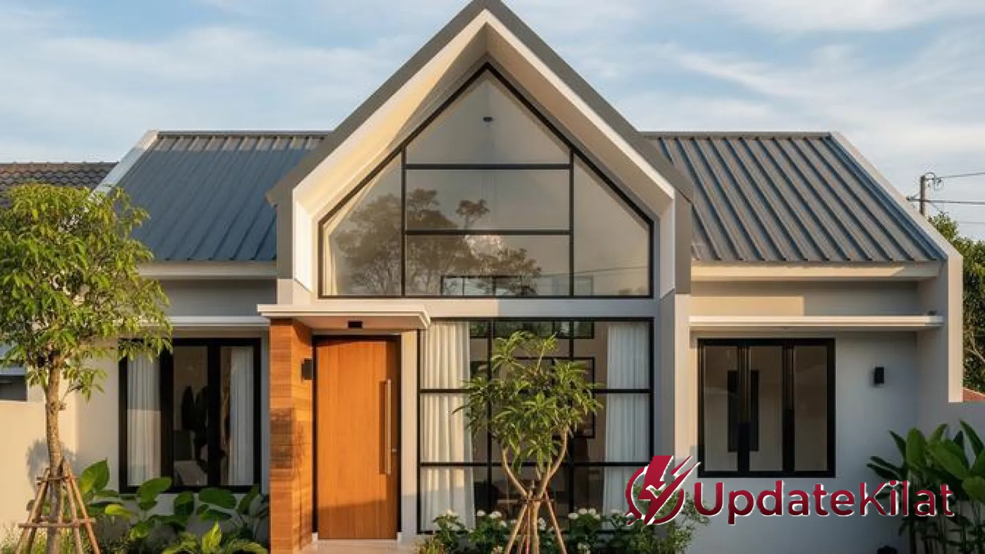 Inovasi Hunian Lapang: 9 Inspirasi Rumah Minimalis 1 Lantai dengan Atap Tinggi dan Jendela Lebar