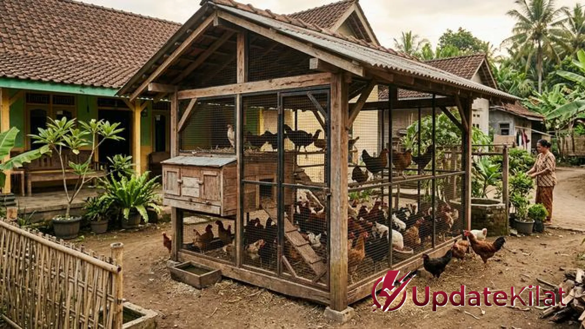 Inovasi Rangka Kandang Ayam Kayu dan Besi: Solusi Konstruksi Kuat, Estetis, dan Tahan Lama