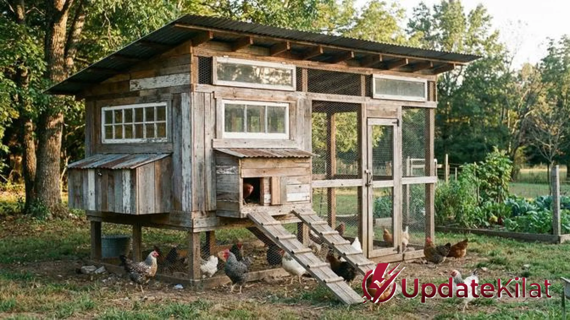 Kreasi Kandang Ayam Ekonomis dari Kayu Bekas: Solusi Cerdas Ternak Mandiri di Lahan Sempit