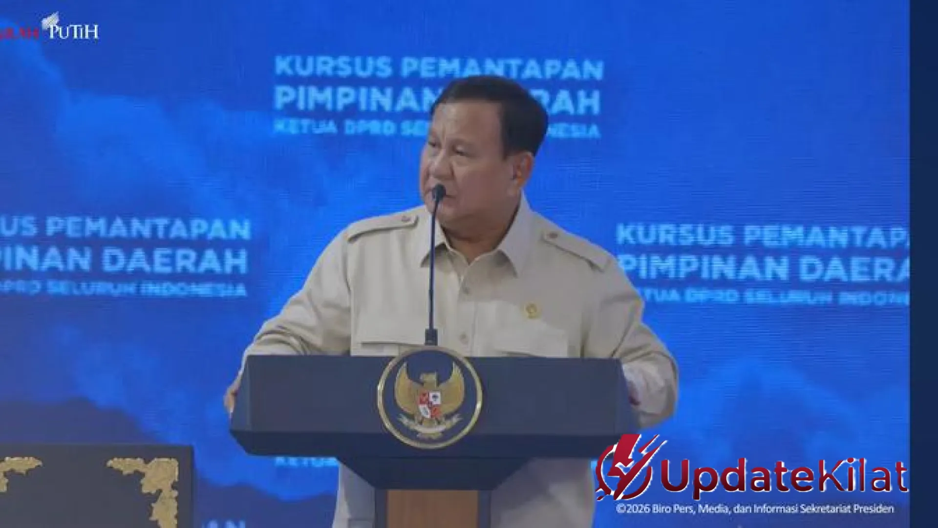 Prabowo Beri Pesan Tegas di Akmil Magelang: Bicara Jujur dari Hati ke Hati di Hadapan 503 Ketua DPRD se-Indonesia