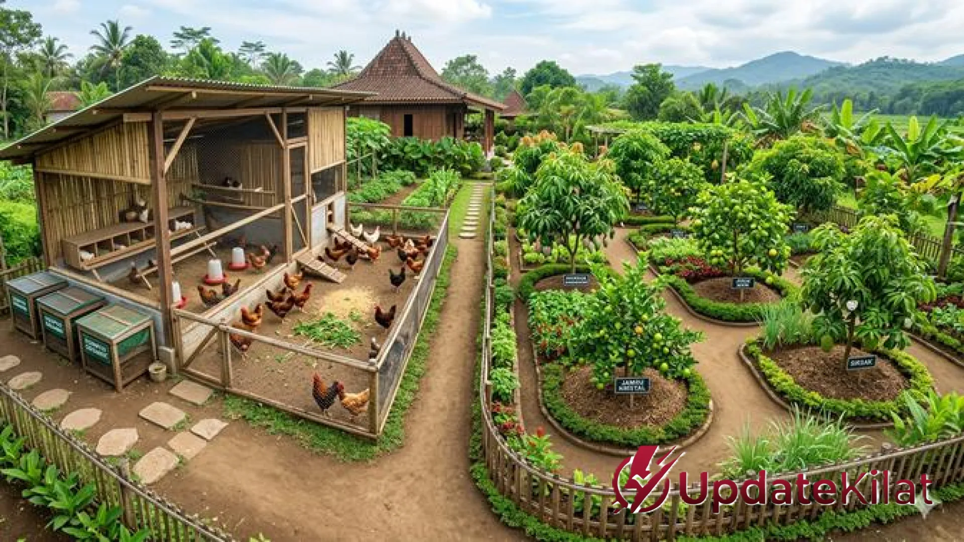 Sinergi Cuan di Lahan Sempit: 5 Strategi Jitu Duet Ternak Ayam Kampung dan Pohon Buah Mini