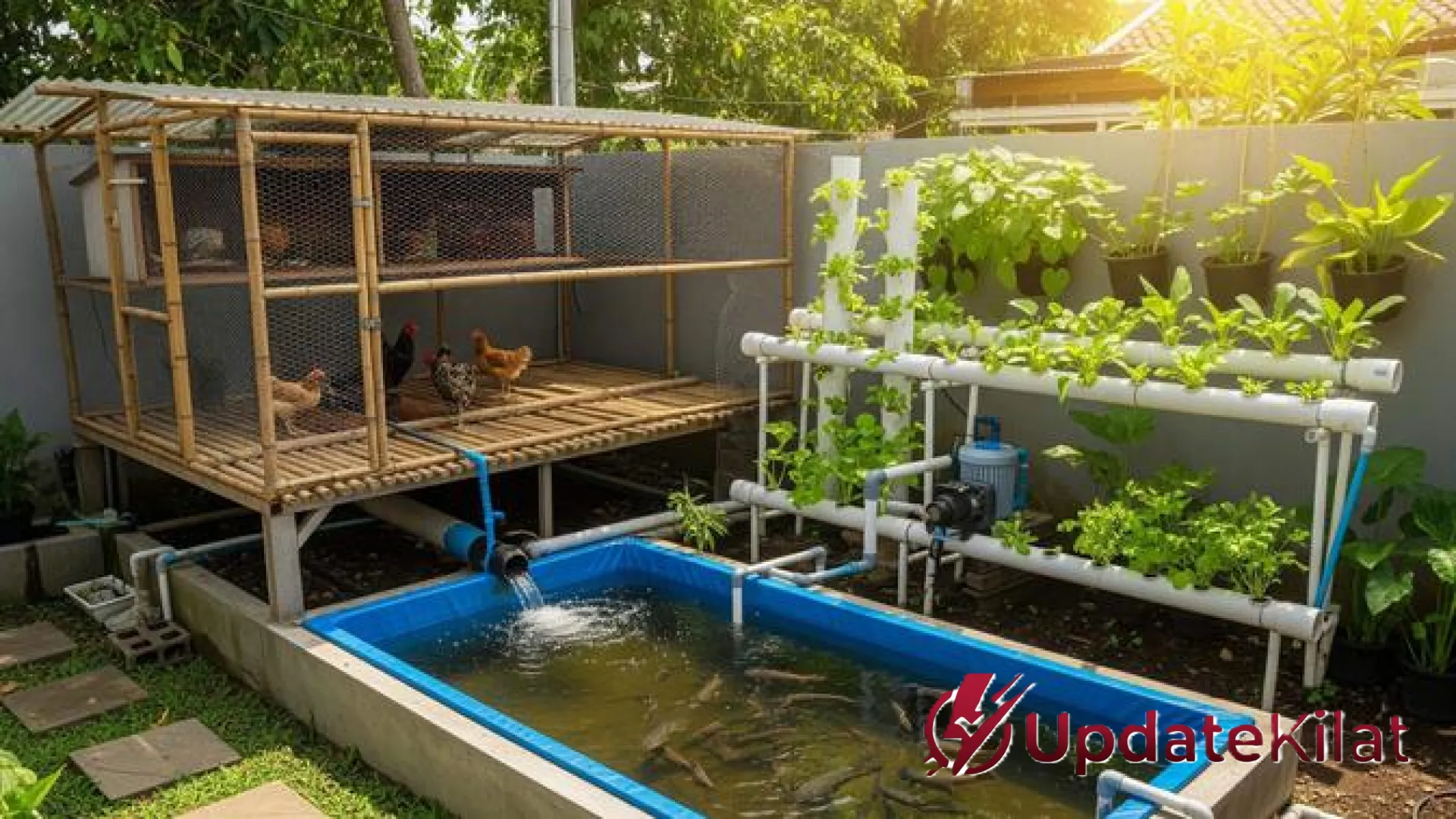 Solusi Cerdas Ketahanan Pangan: 5 Inspirasi Integrated Farming di Lahan Sempit 3×3