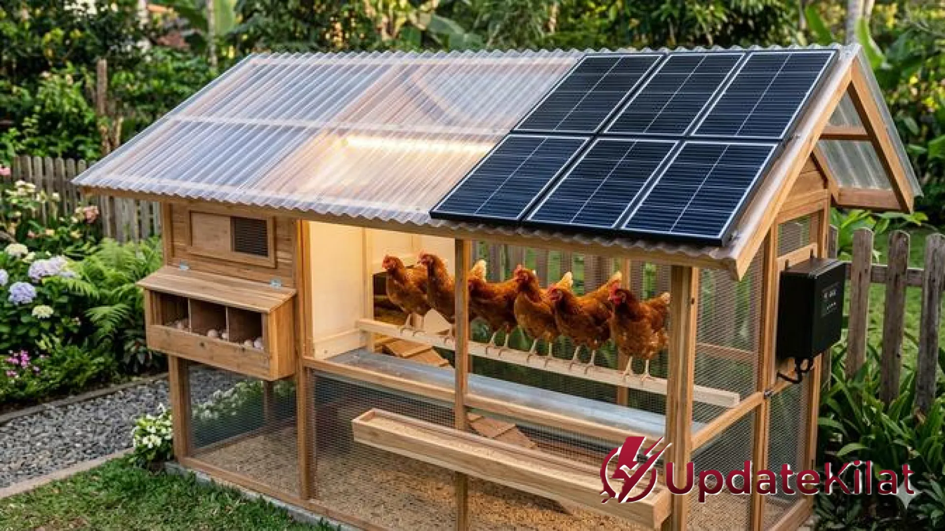 Solusi Mandiri Energi: 8 Inspirasi Desain Kandang Ayam Panel Surya Mini yang Modern dan Efisien